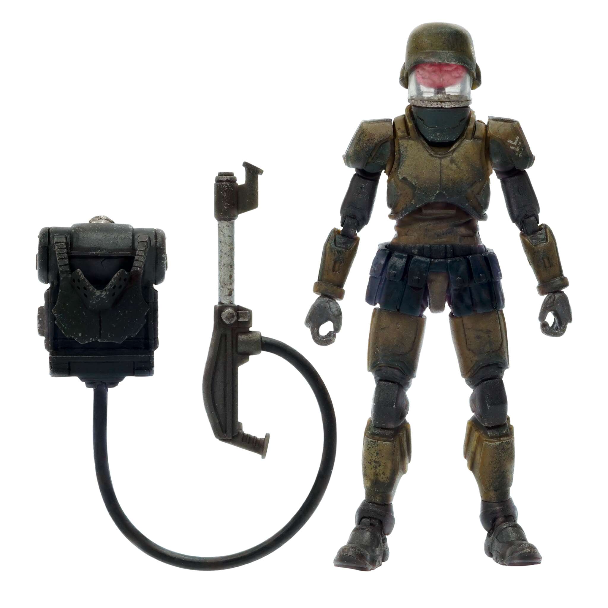 Acid Rain ReAction Figures W1 - Cortex Commander Flame Trooper Marine