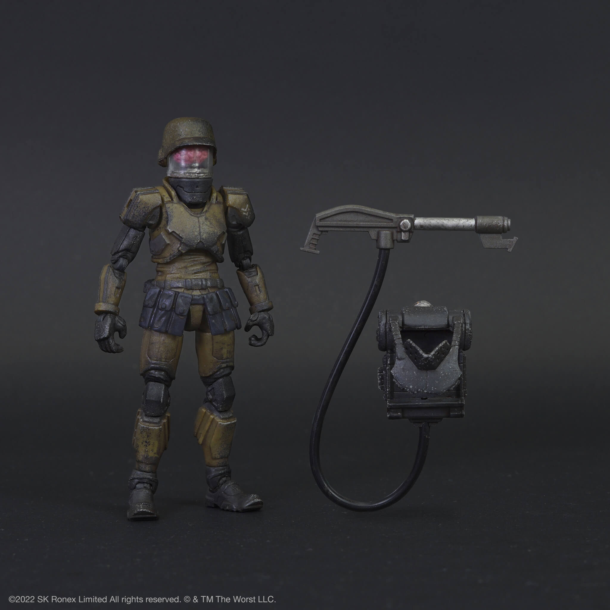 Acid Rain ReAction Figures W1 - Cortex Commander Flame Trooper Marine