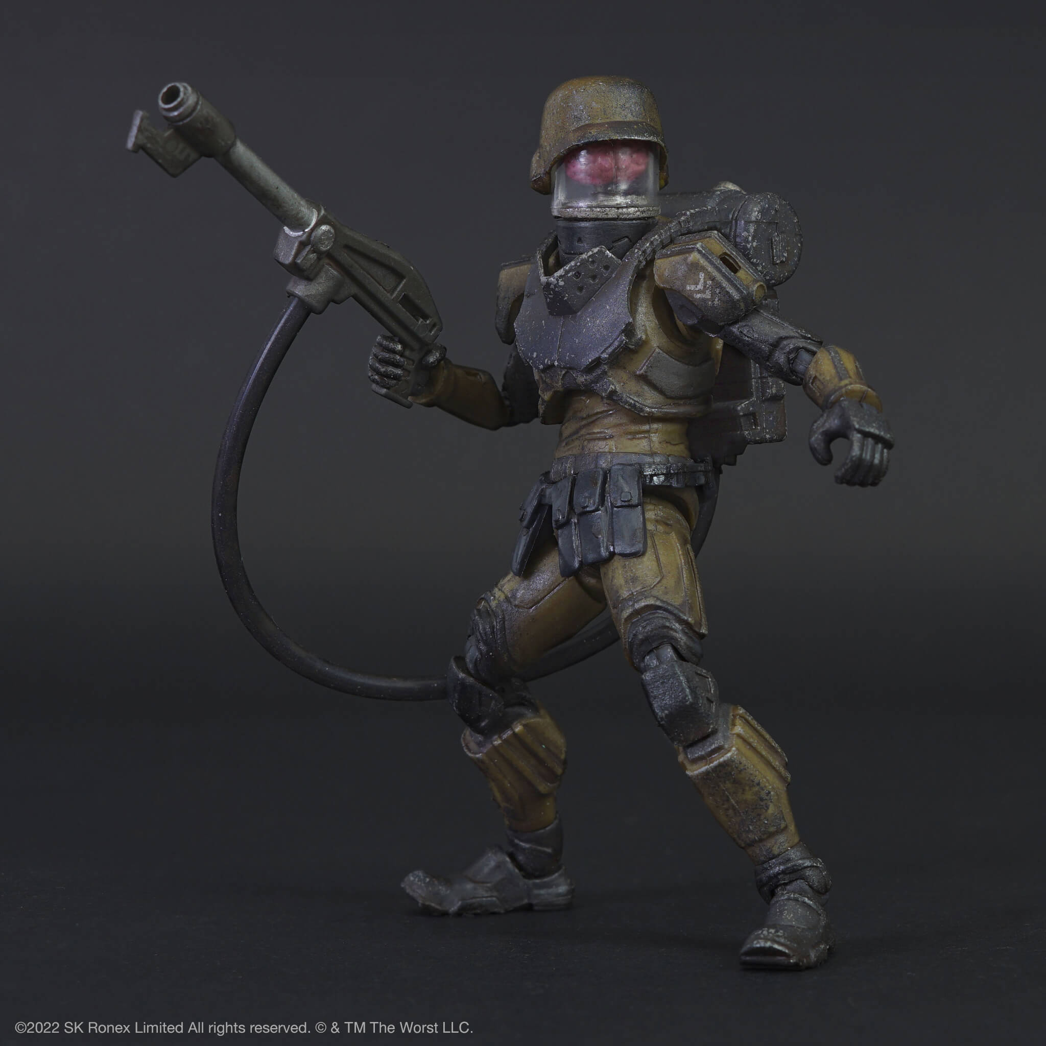 Acid Rain ReAction Figures W1 - Cortex Commander Flame Trooper Marine