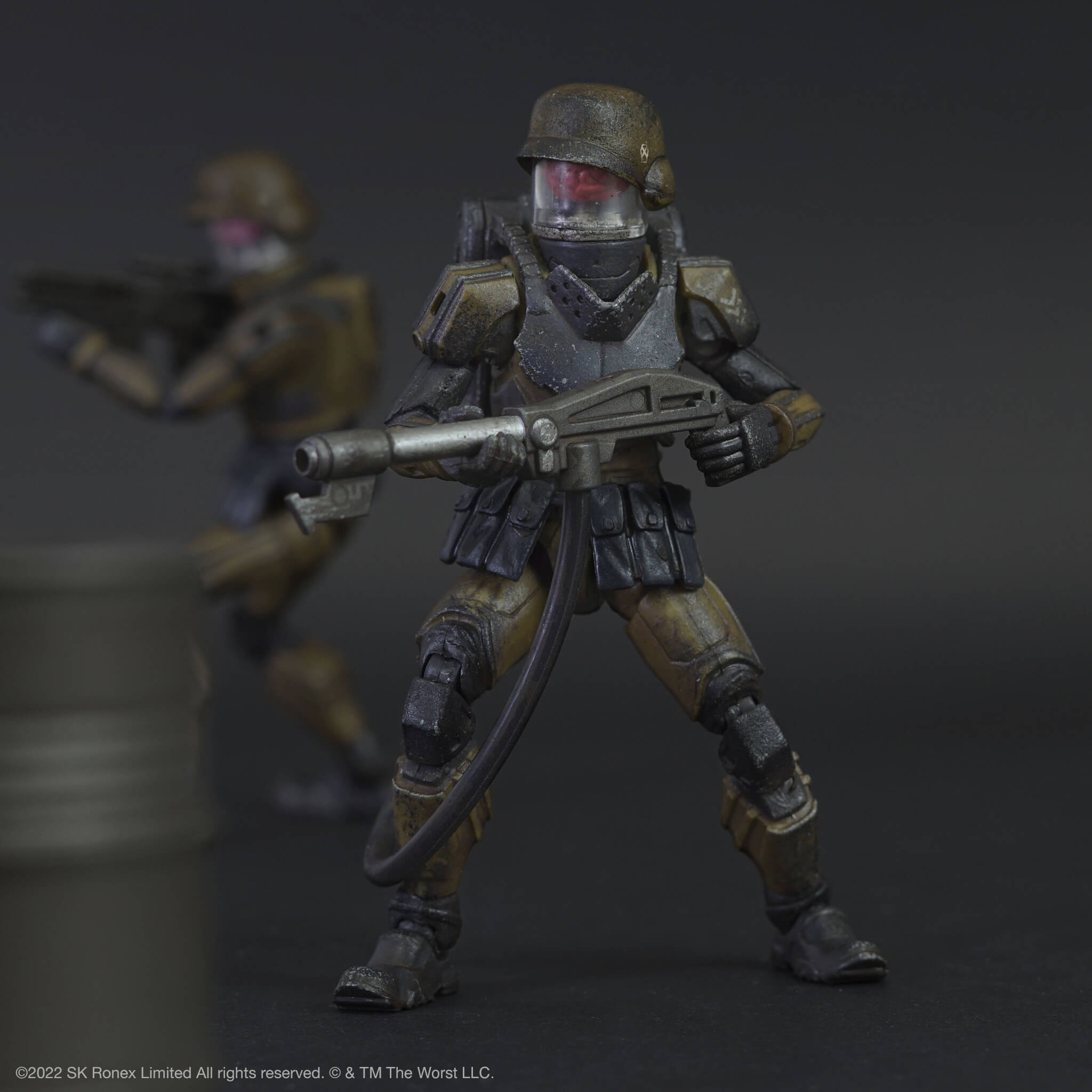 Acid Rain ReAction Figures W1 - Cortex Commander Flame Trooper Marine