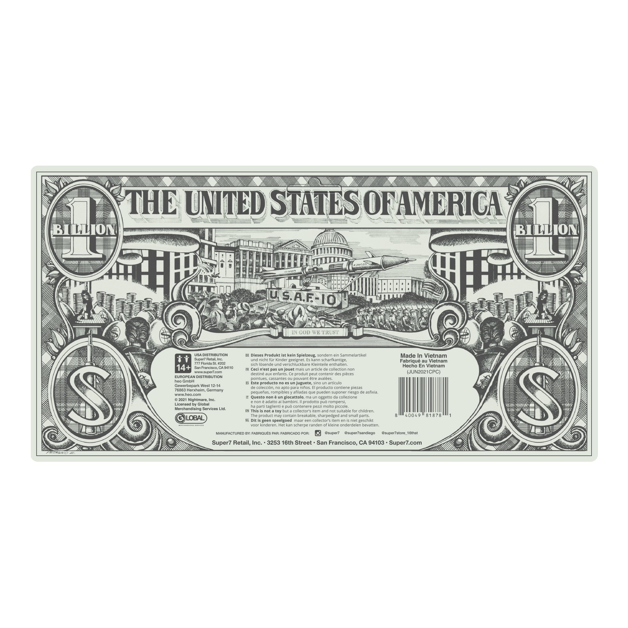 Alice Cooper ReAction Figure - Billion Dollar Babies