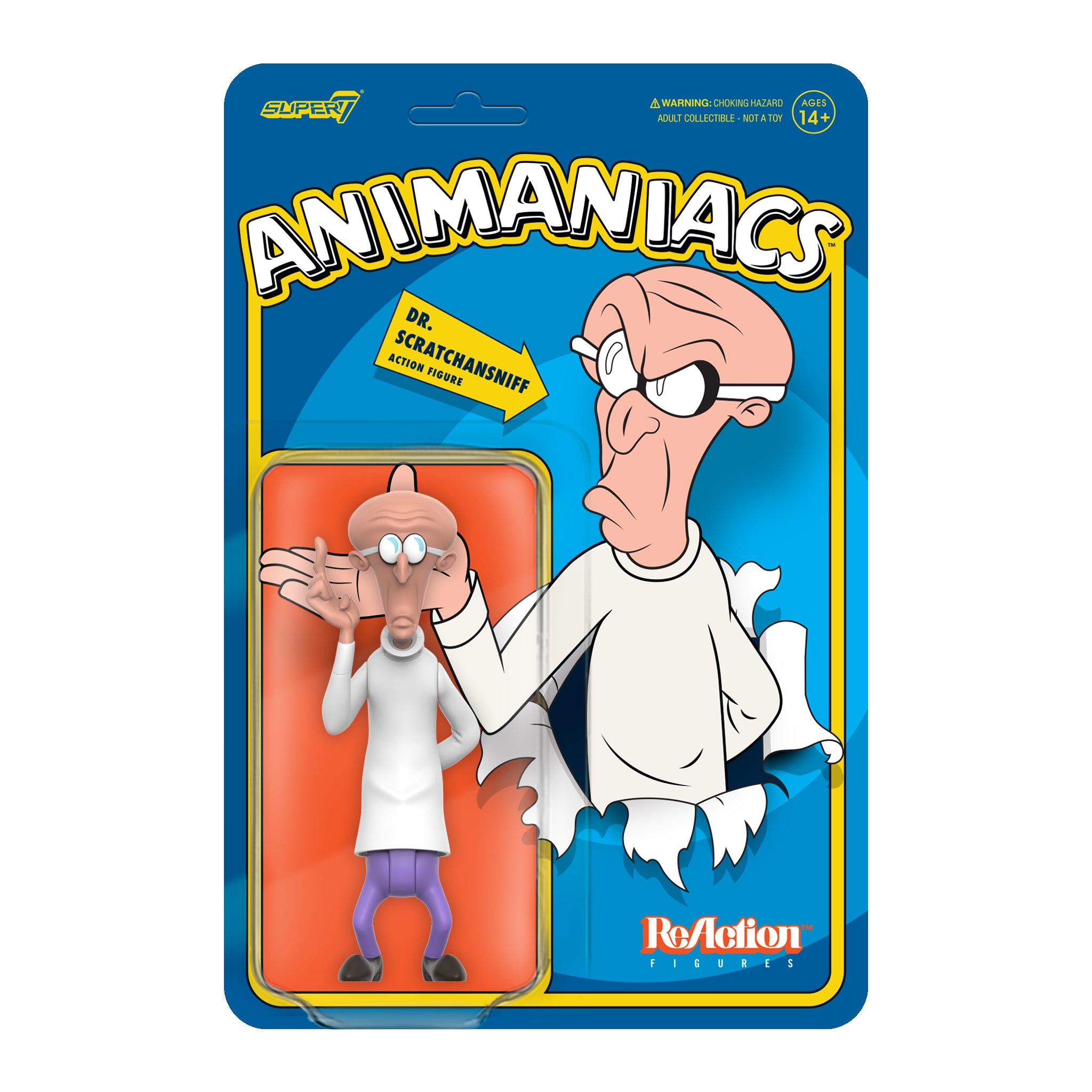 Animaniacs ReAction Figures Wave 1 - Dr. Scratchansniff