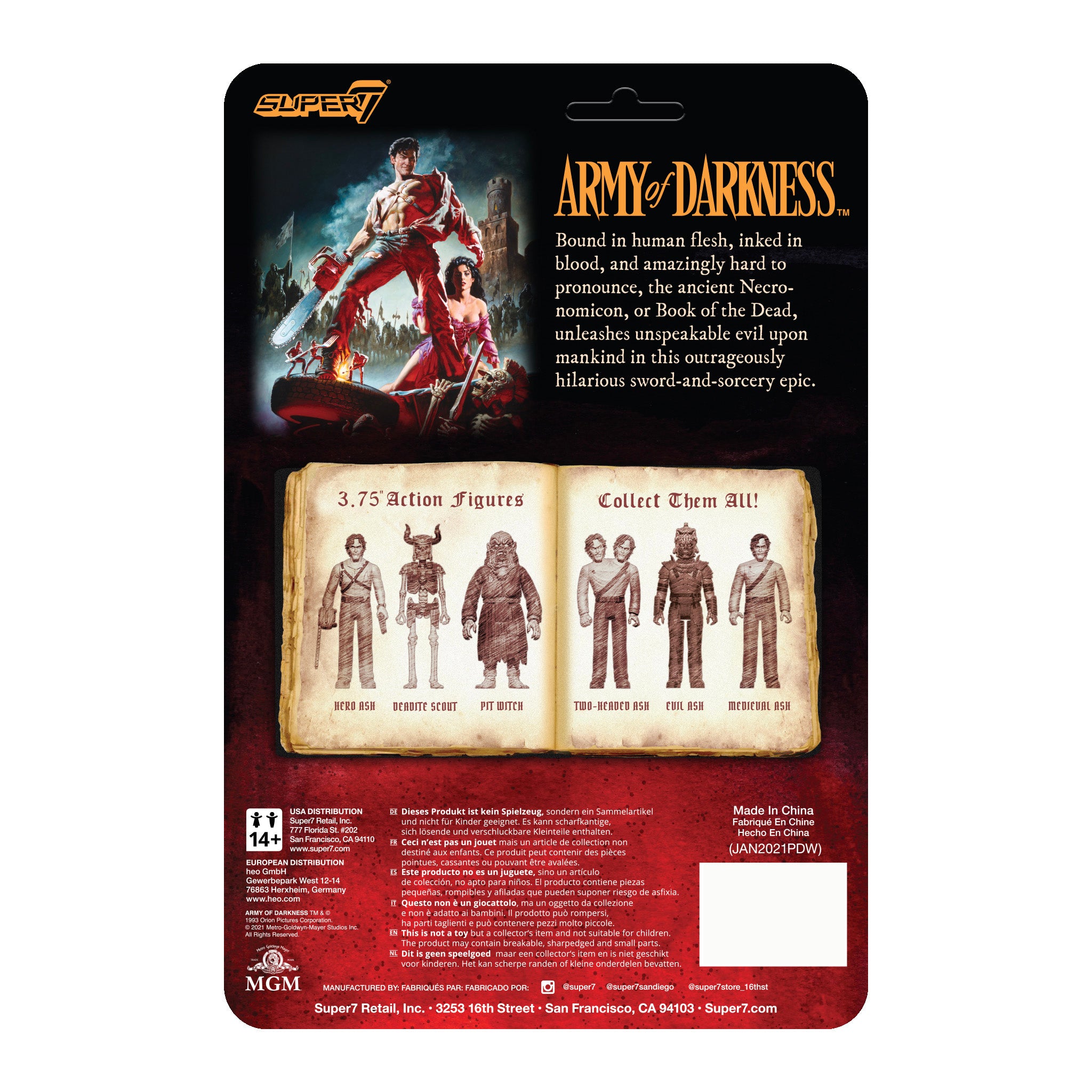 Army Of Darkness ReAction Figure - Deadite Scout (Glow)