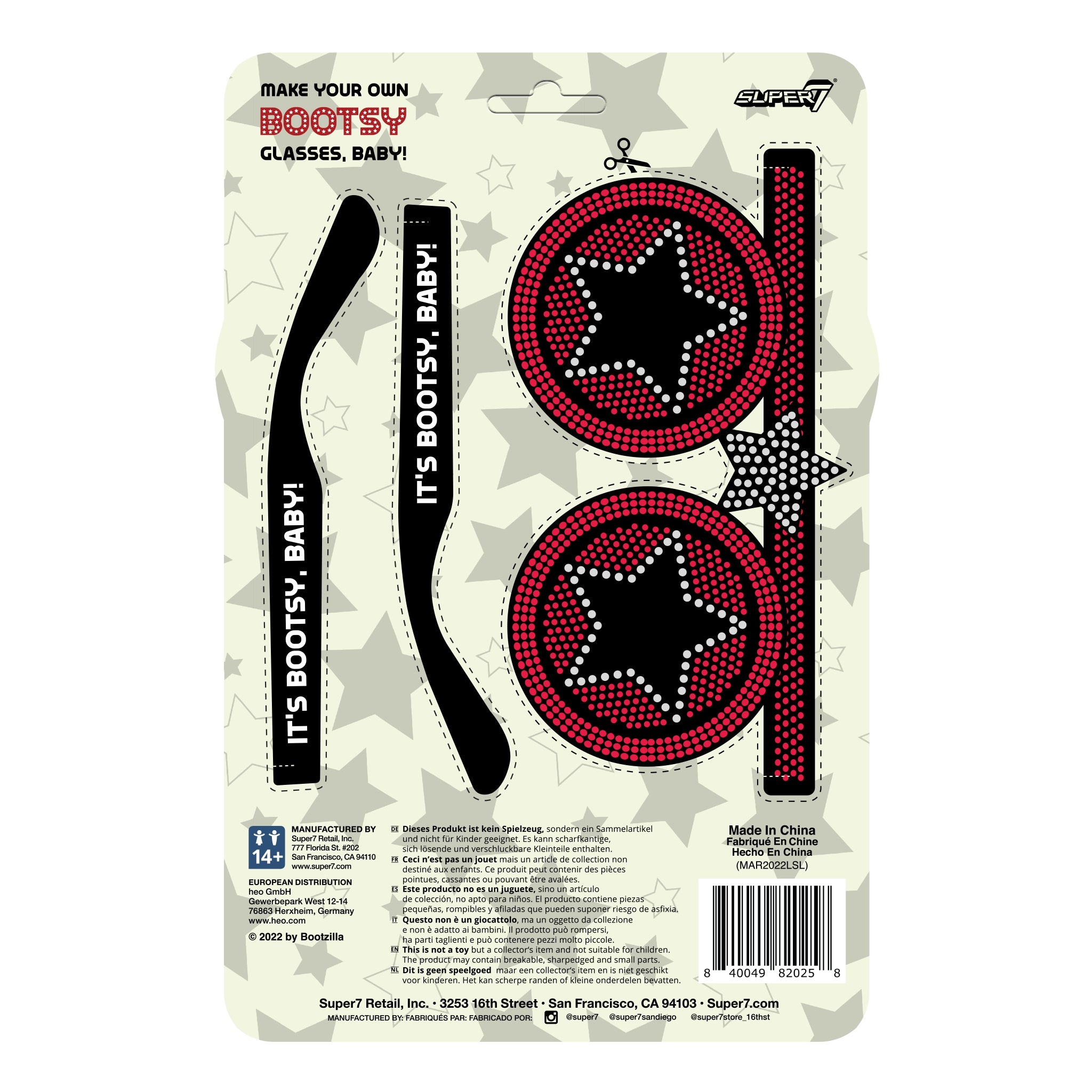 Bootsy Collins ReAction Figure - Bootsy Collins (Red and White)