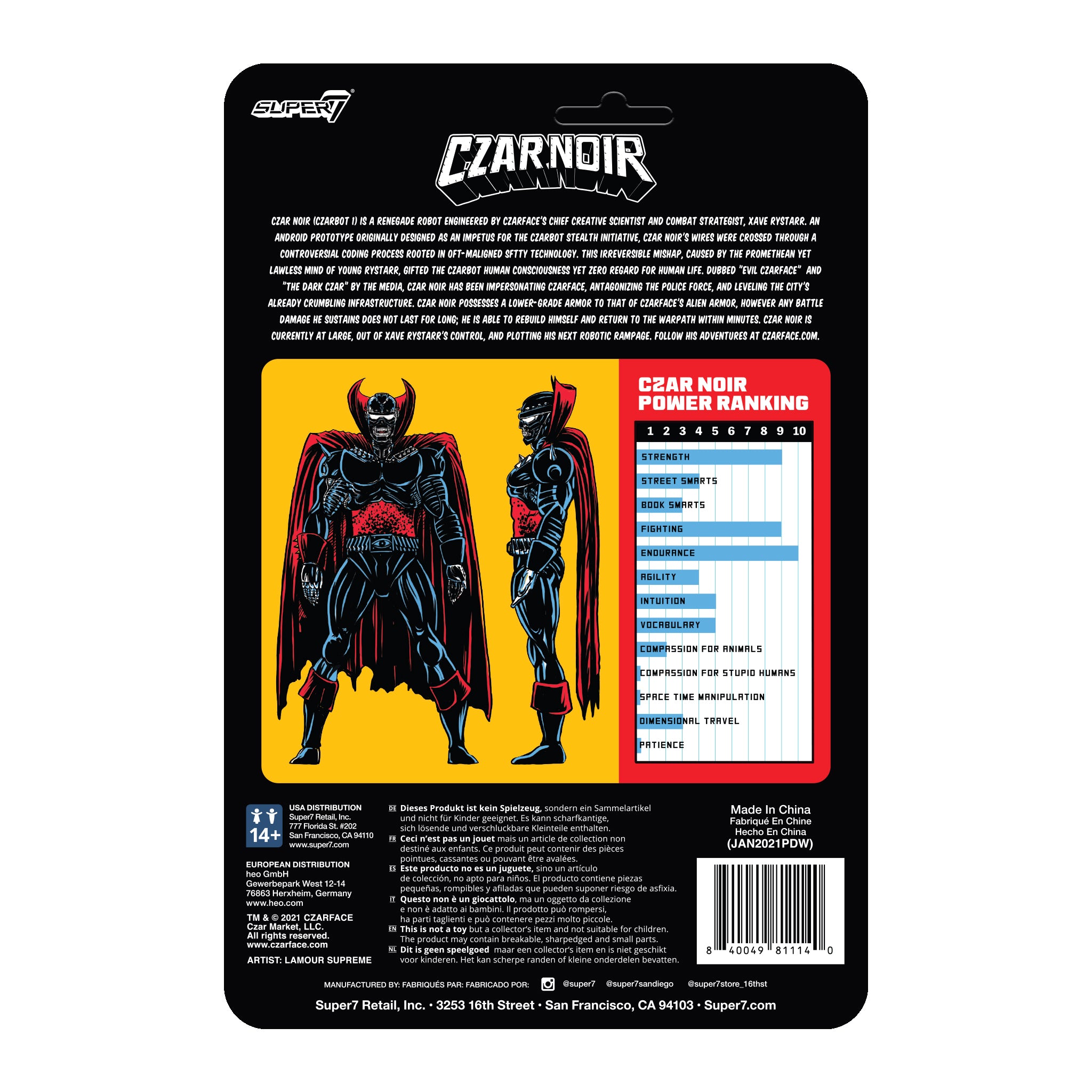 Czarface ReAction Figure - Czarface (Noir)