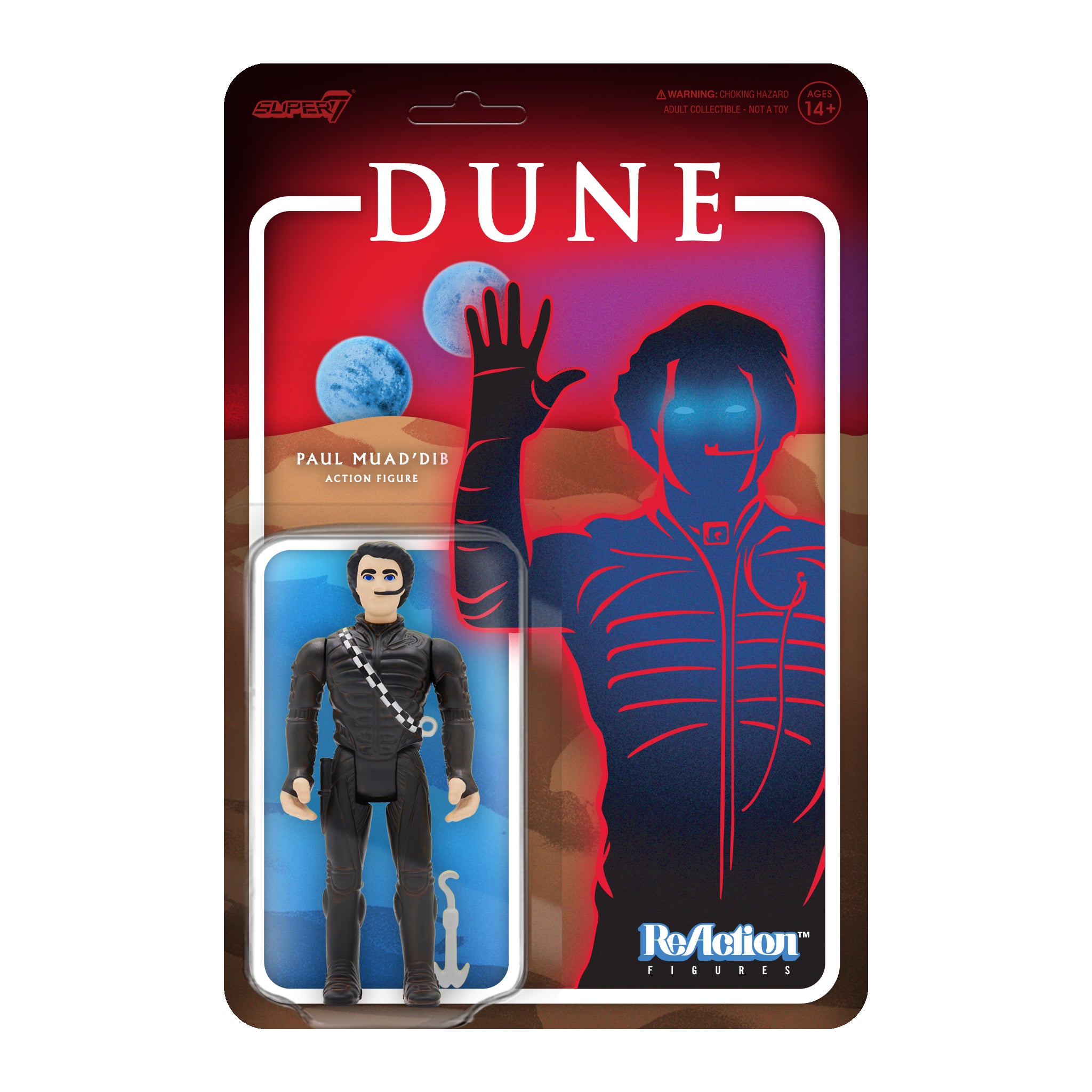 Dune ReAction Wave 1 - Paul Atreides, Baron Harkonnen, Stilgar, and Sardaukar Warrior