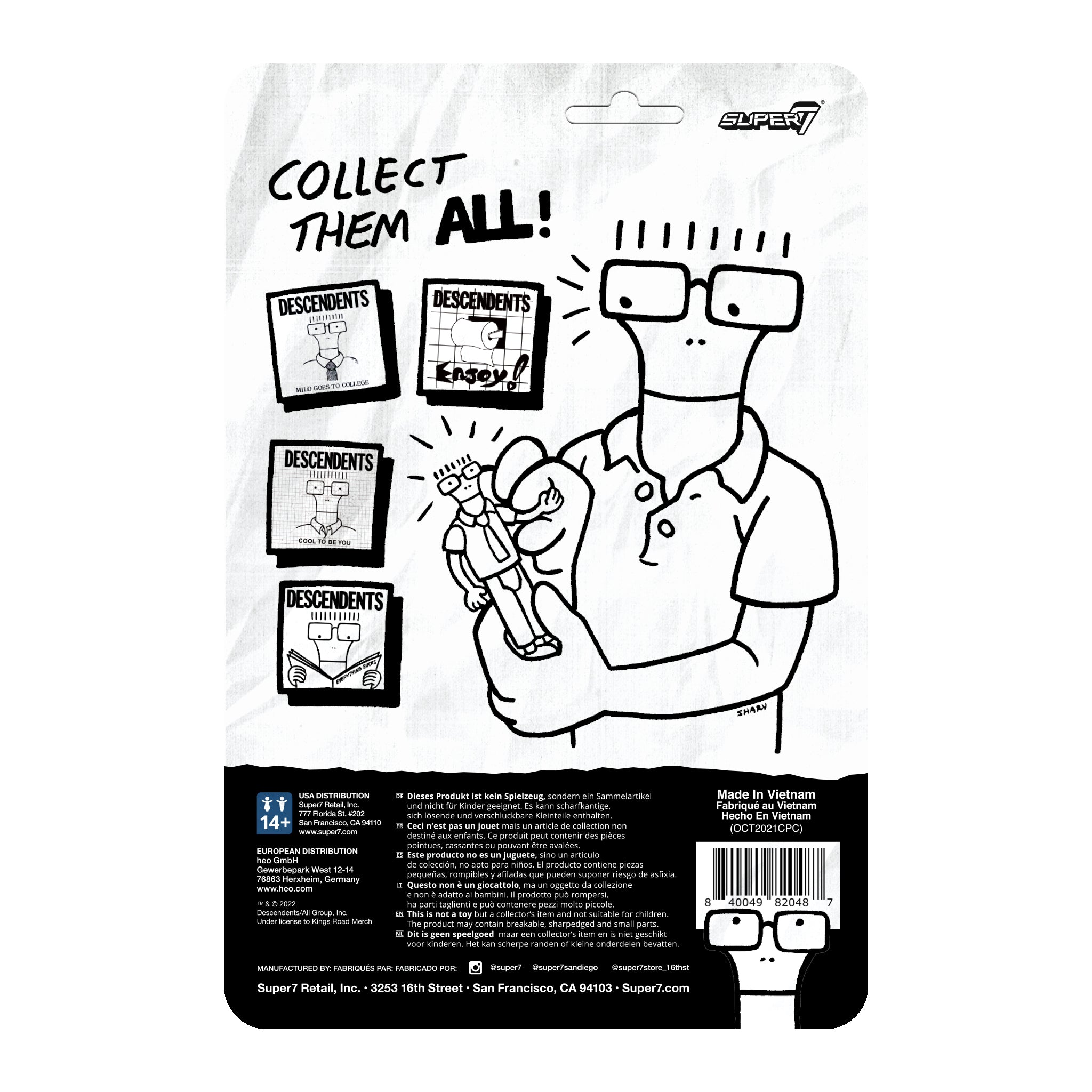 Descendents ReAction Figure - Milo (Everything Sucks)