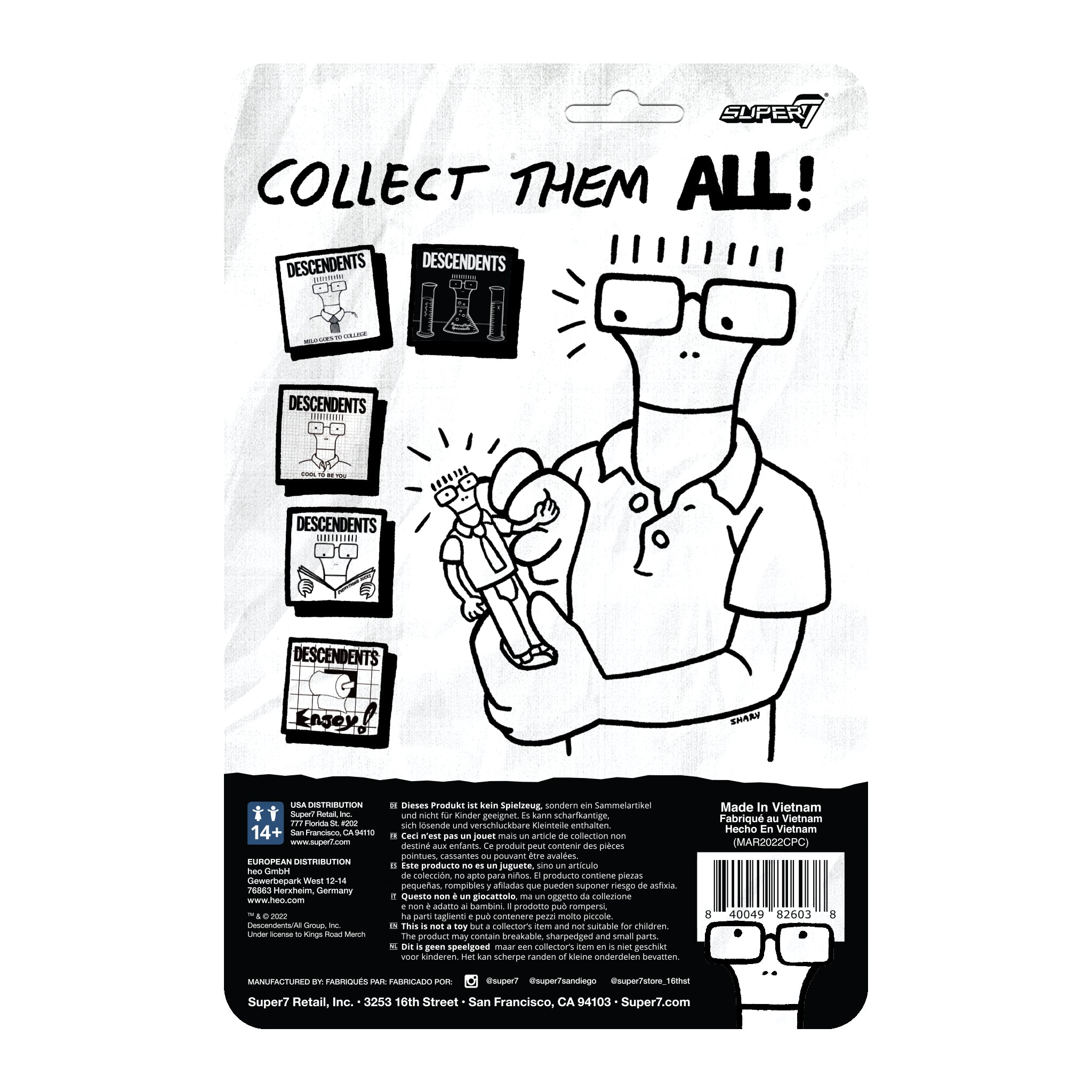 Descendents ReAction Figure - Milo (Hypercaffium Spazzinate)