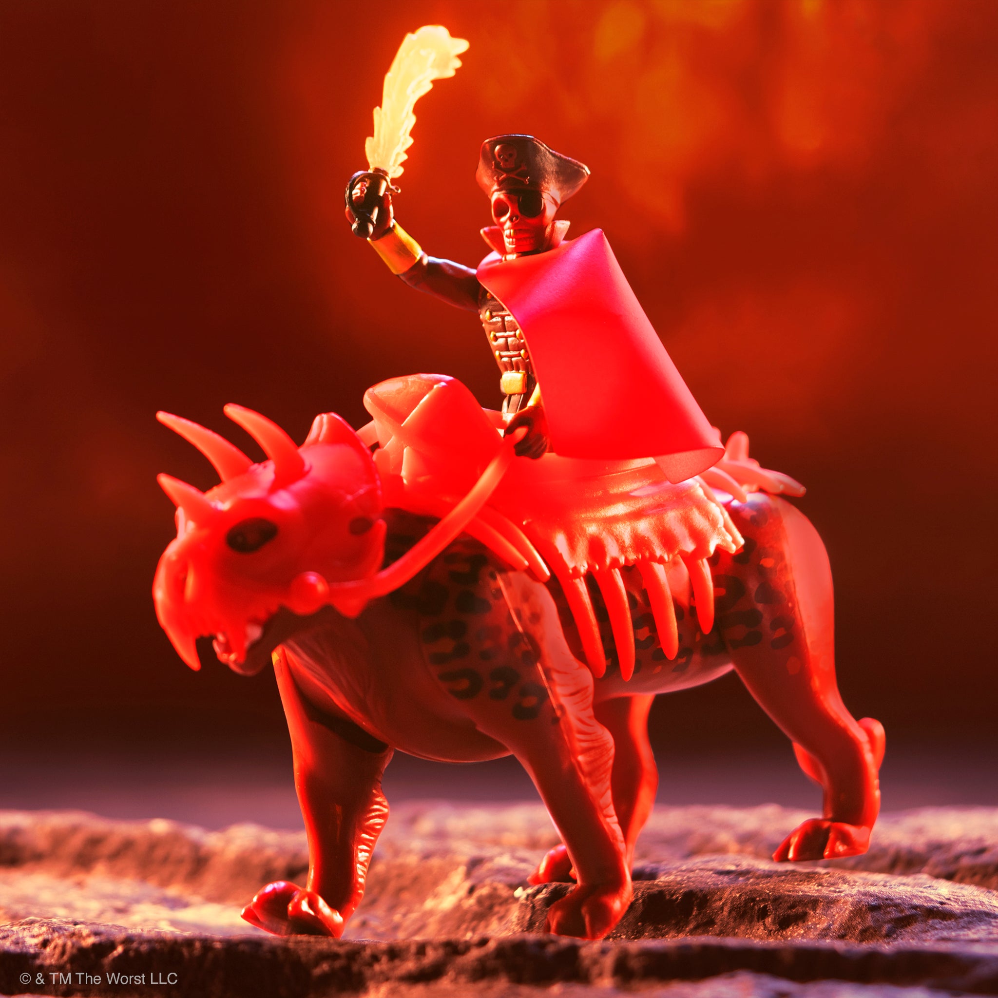 The Four Worstmen of the Apocalypse ReAction Figure - Captain Deadstar and War Jaguar