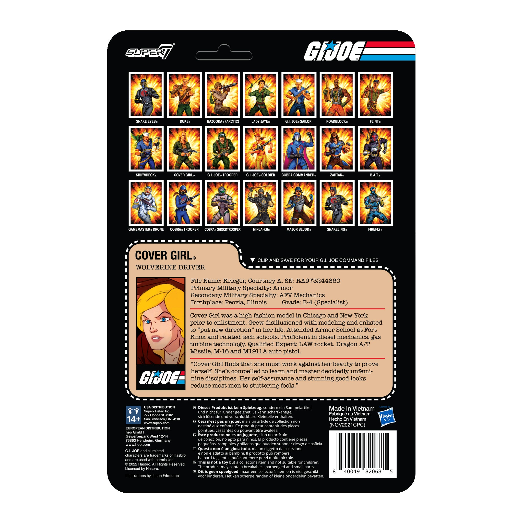 G.I. Joe ReAction Wave 4 - Cover Girl