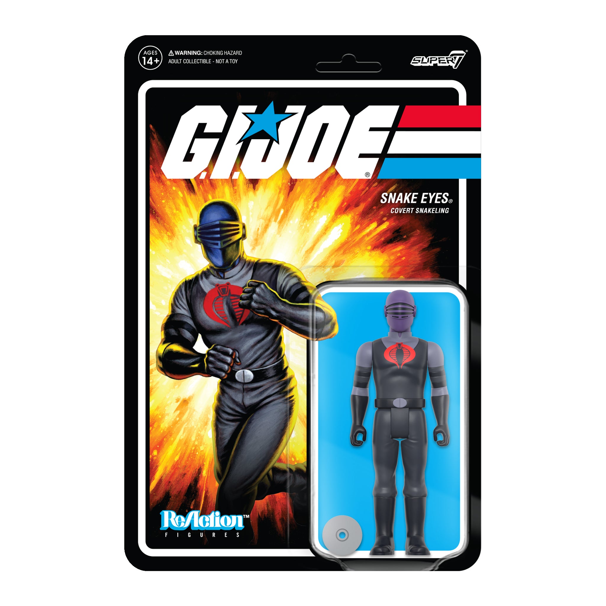 G.I. Joe ReAction Wave 4 - Snake Eyes (Pyramid of Darkness)