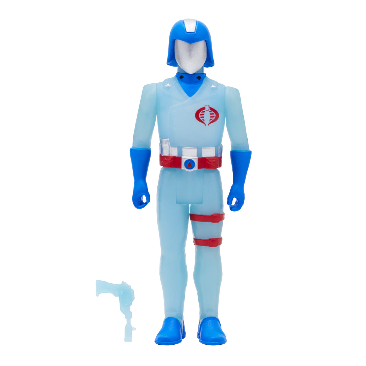 G.I.Joe ReAction+ figures - Wave 6 💥 - 3.75 O-ring figures - - Arctic Scarlett, Radioactive Glow Snake Eyes, Cobra Commander and Mara