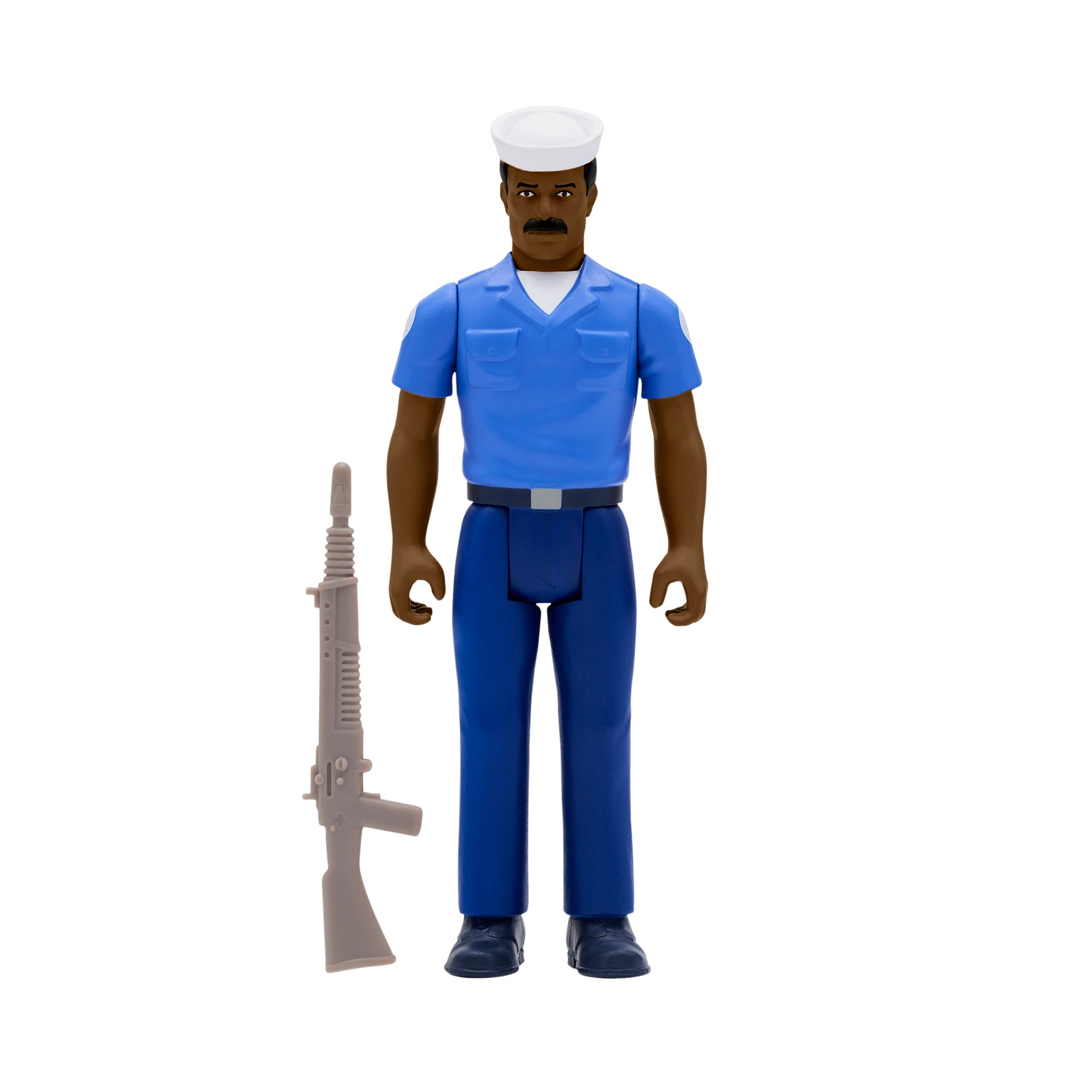 G.I. Joe ReAction Figures Wave 2 - Blueshirt Mustache (Brown)