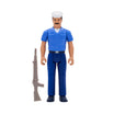 Figure from G.I. JOE Blueshirt Mustache line wearing blue uniform with gray rifle accessory