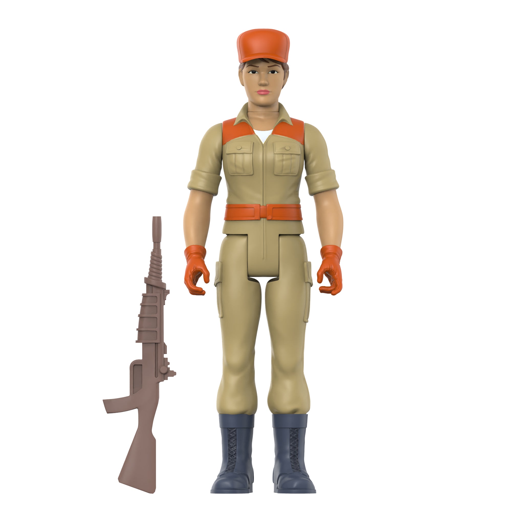 G.I. Joe ReAction Figures Wave 3 - Female Combat Engineer Ponytail Hair (Tan)