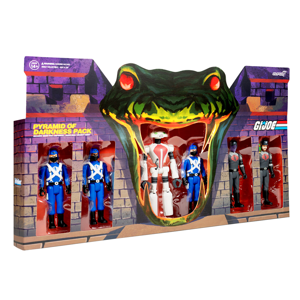 G.I. Joe ReAction Figures - Snakelings Box Set – Super7