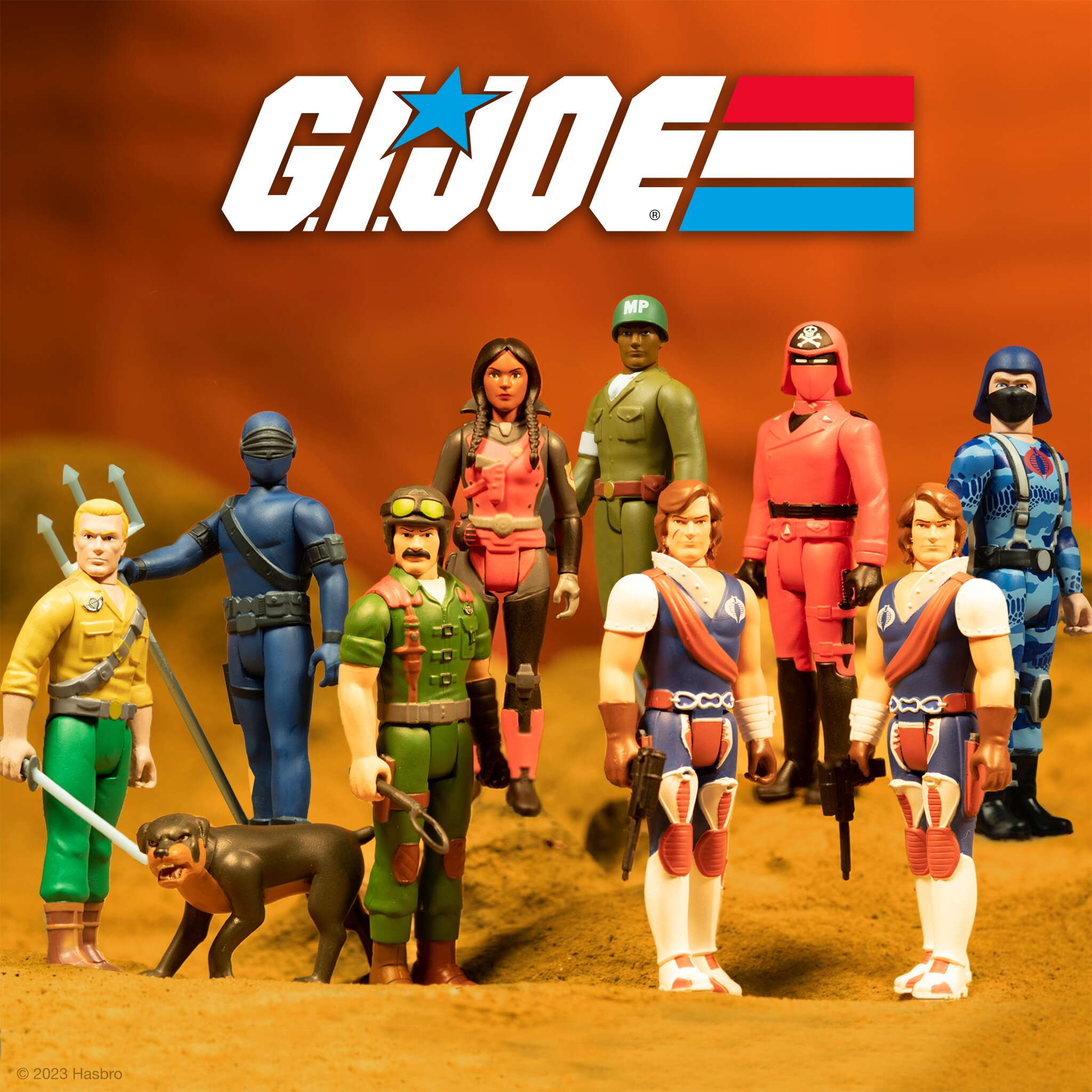G.I. Joe ReAction Figures Wave 5 Set of 9