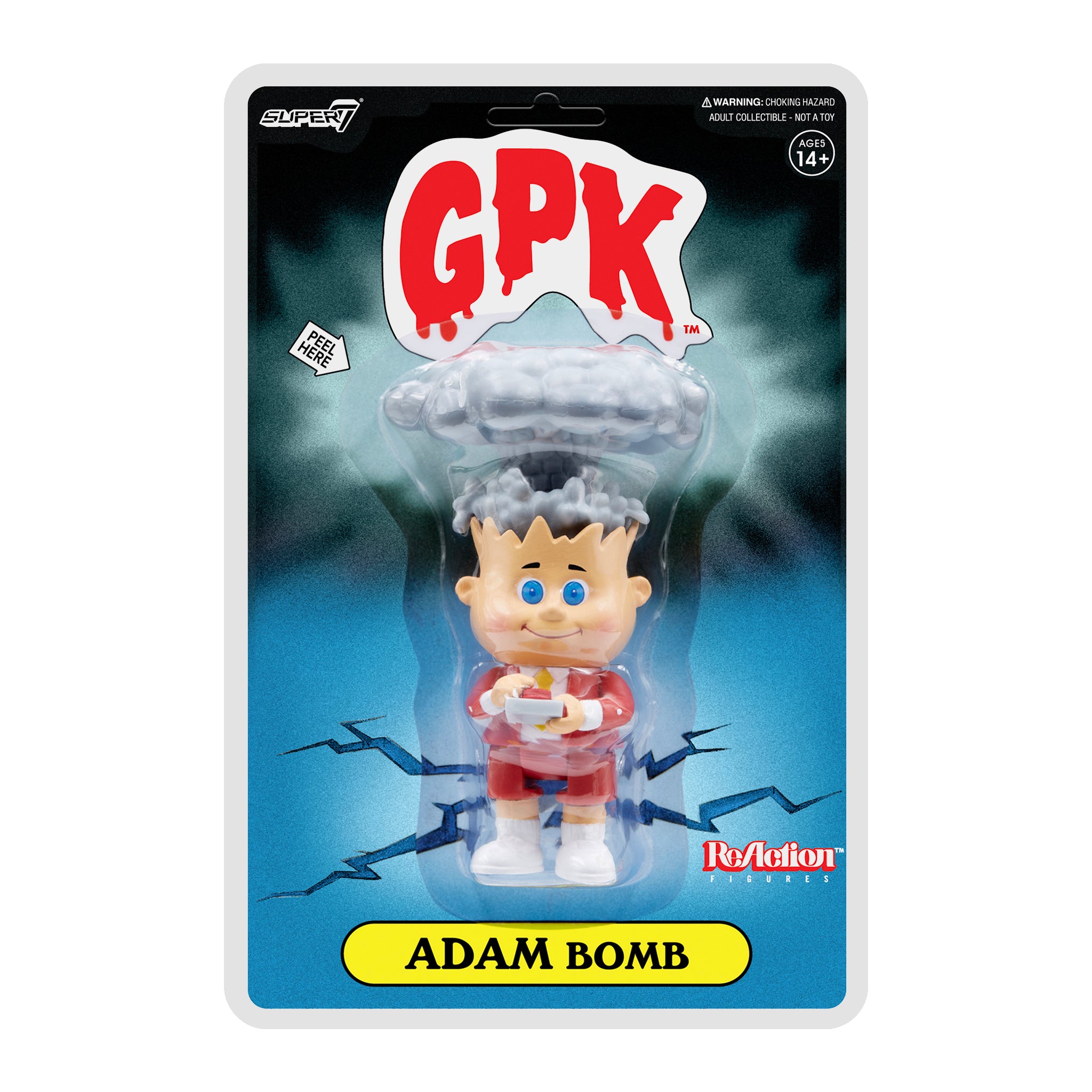 Garbage Pail Kids ReAction Figure - Adam Bomb (Red)