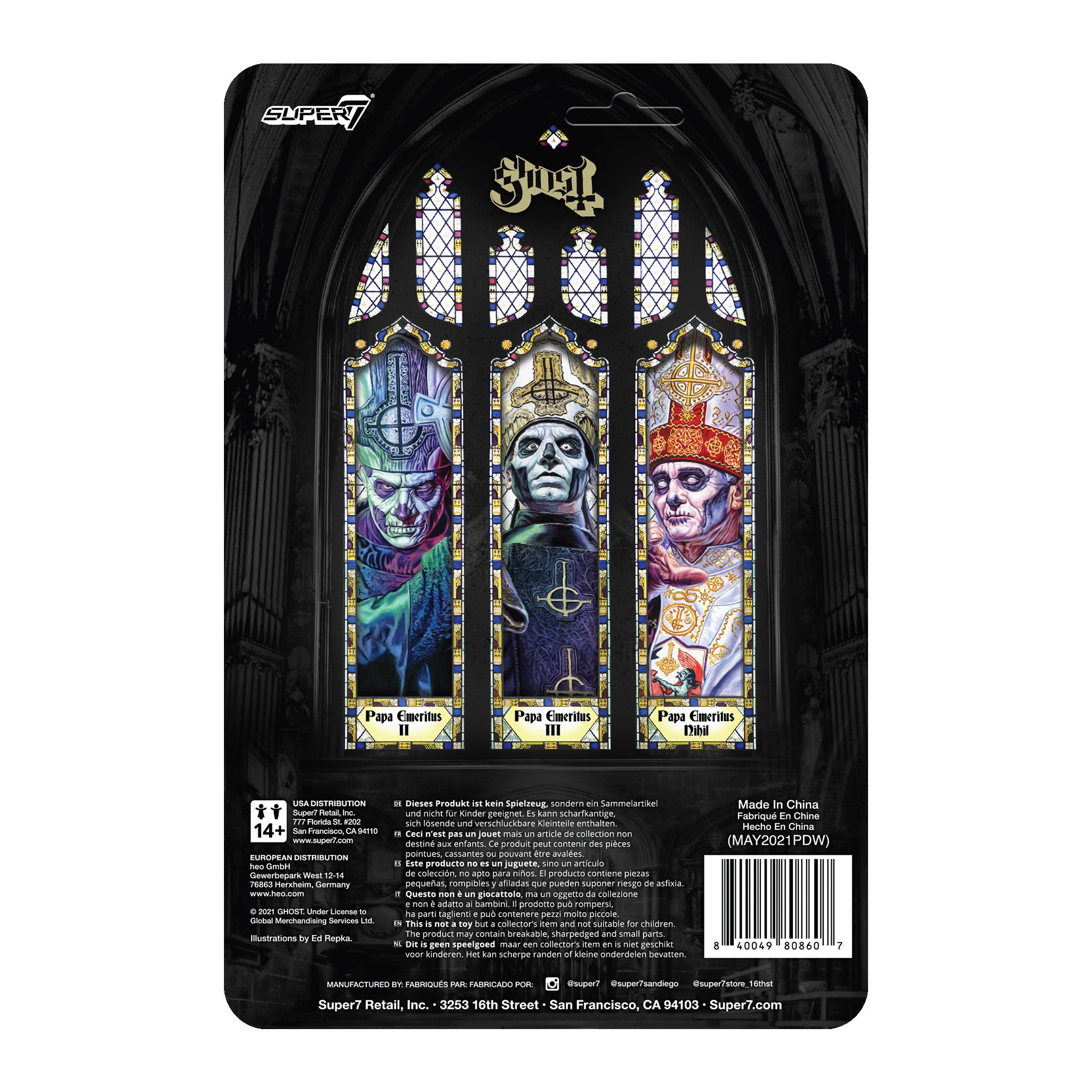 Ghost ReAction Figure - Papa Emeritus Nihil