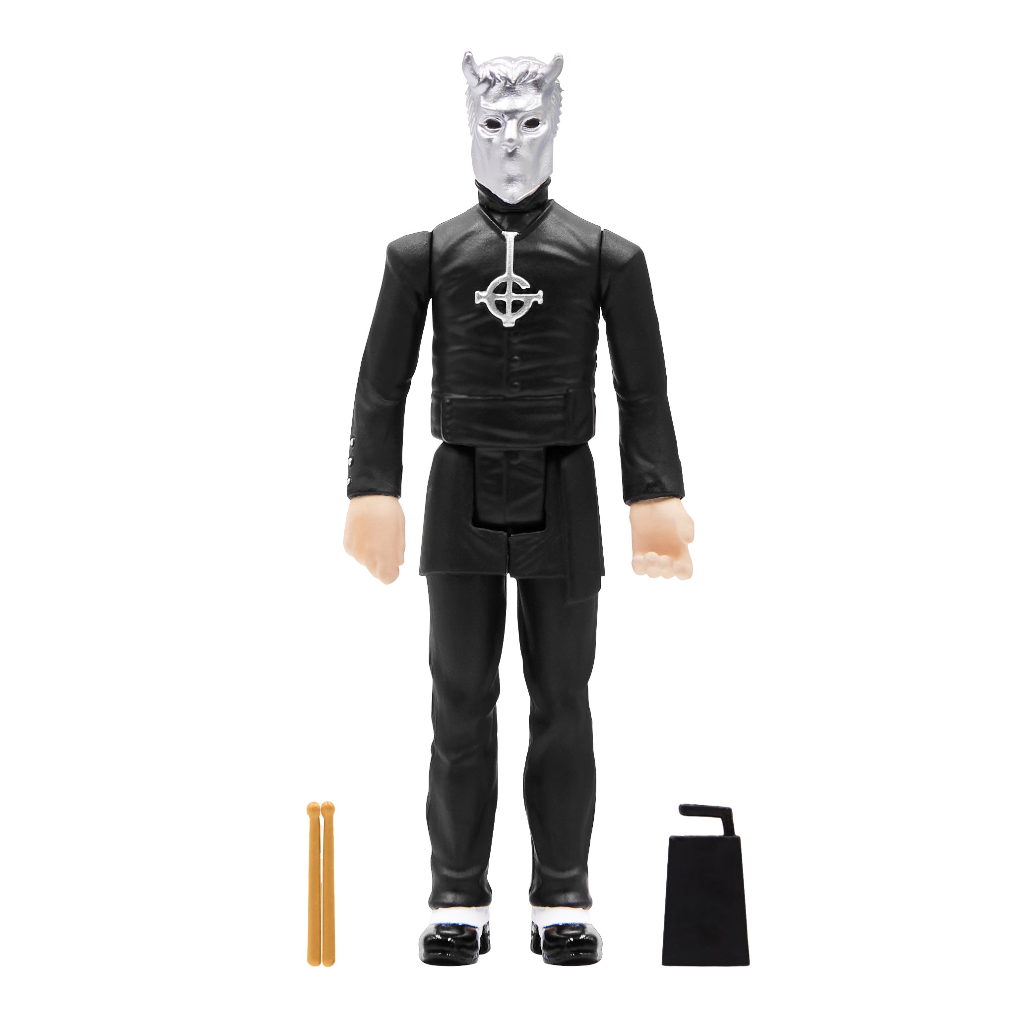 Ghost ReAction Figure Wave 2 - Meliora Nameless Ghoul (Cowbell & Drumsticks)