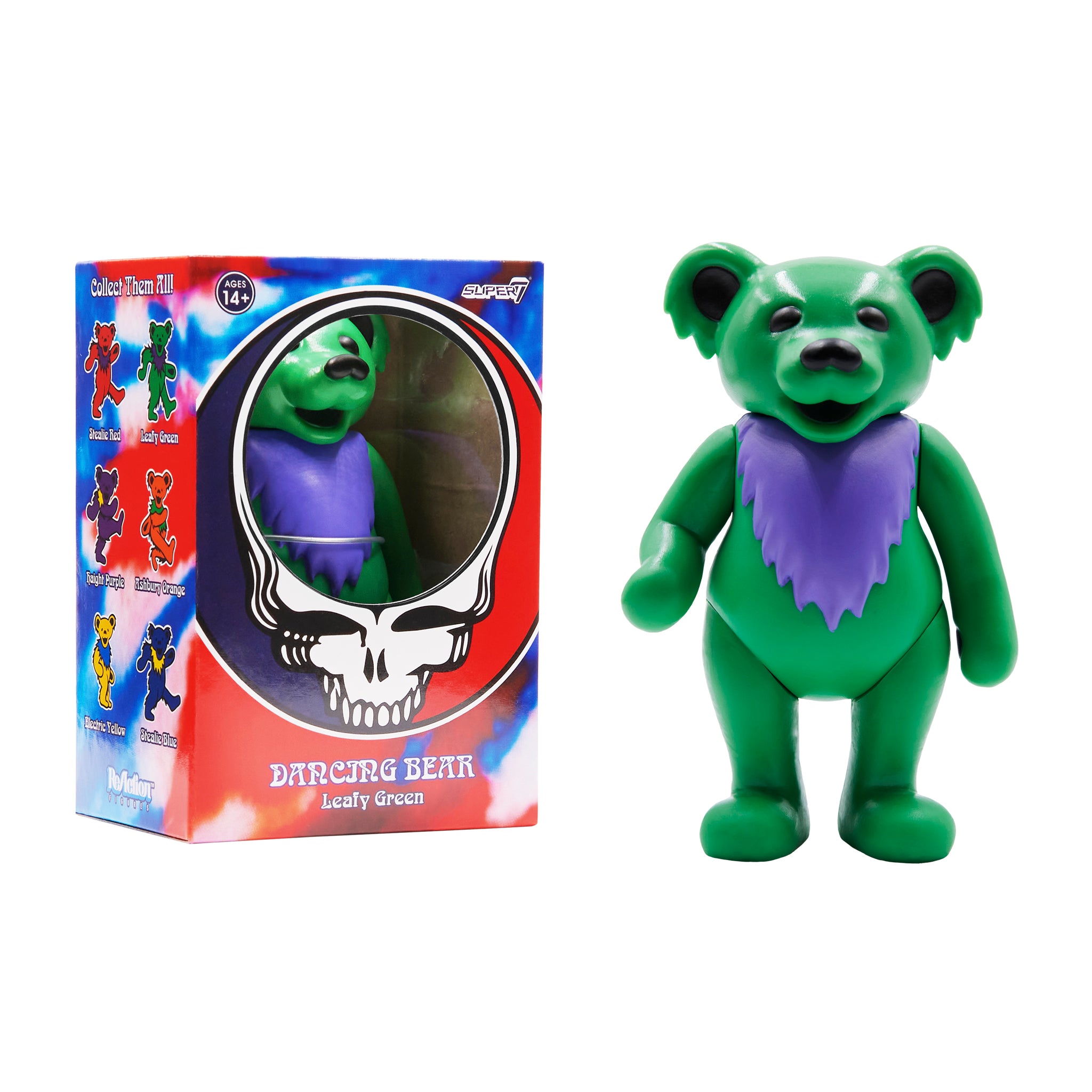 Grateful Dead Reaction Figure - Dancing Bears Box Flat (6 Figures)