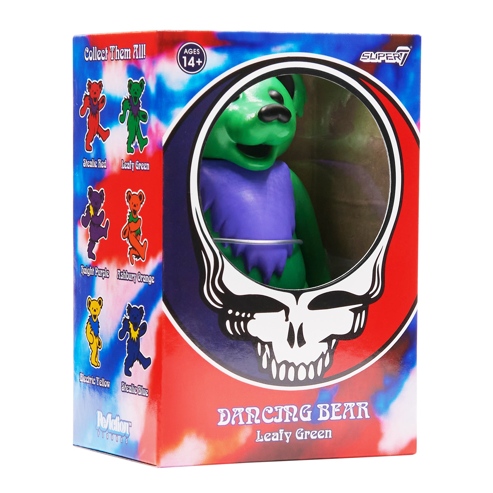 Grateful Dead Reaction Figure - Dancing Bear (Leafy Green)