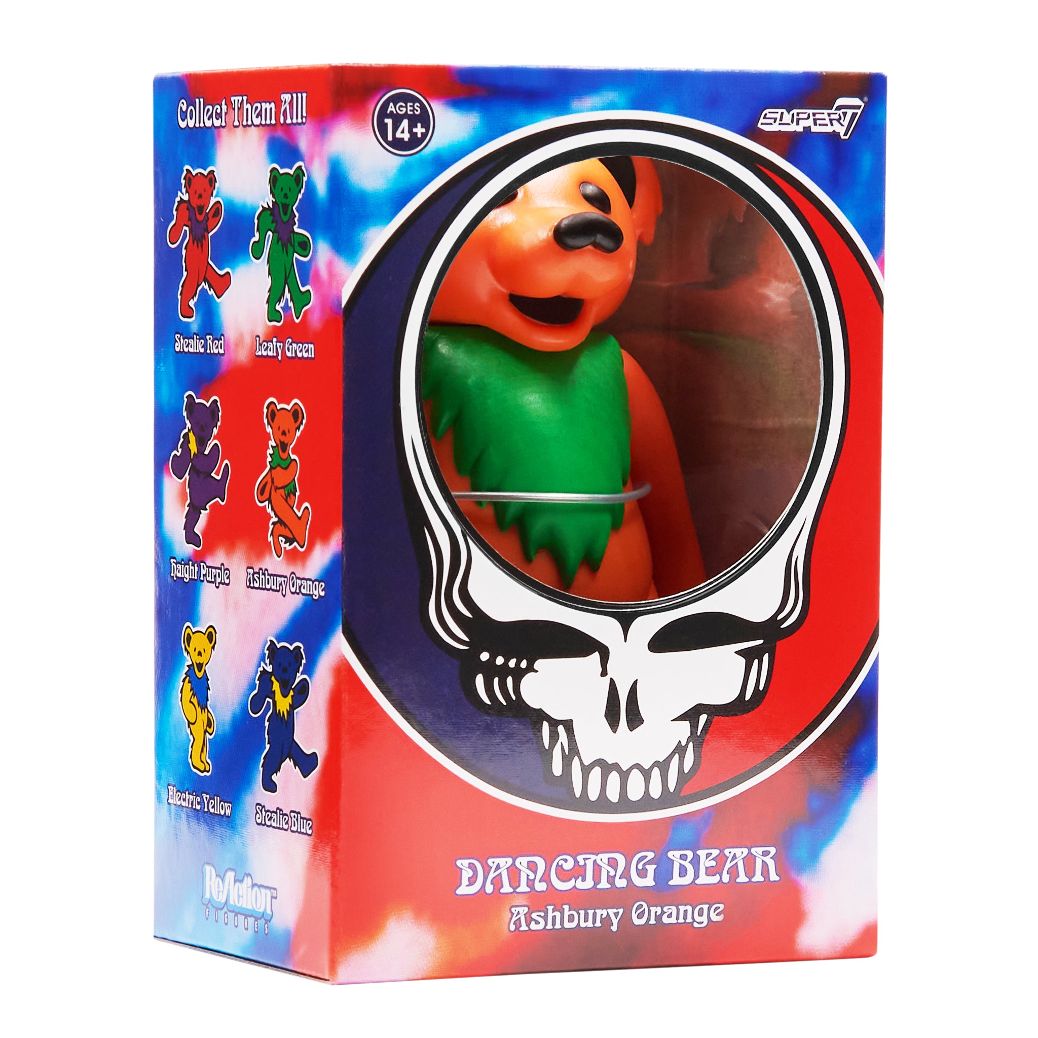 Grateful Dead Reaction Figure - Dancing Bear (Ashbury Orange)