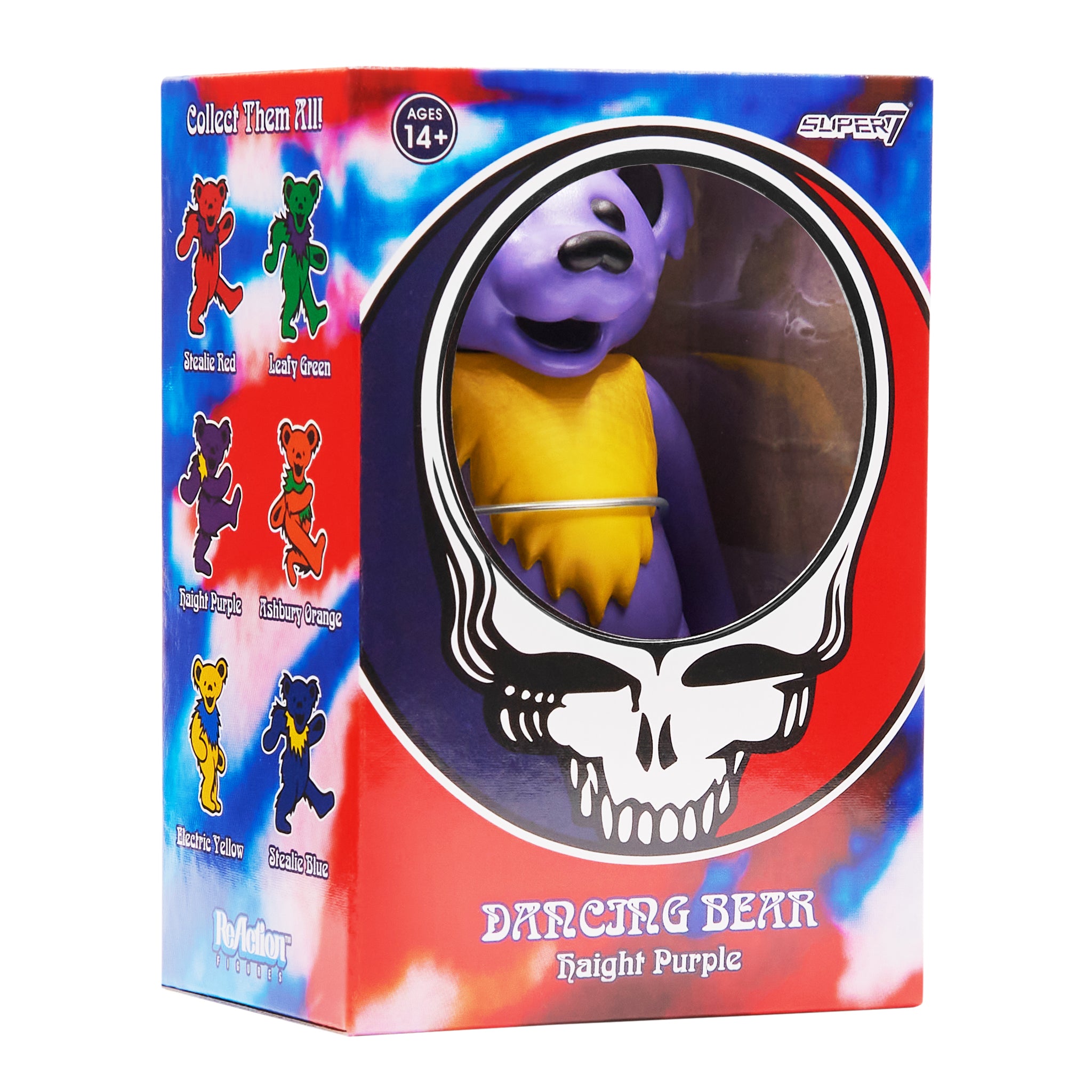 Grateful Dead Reaction Figure - Dancing Bear (Haight Purple)