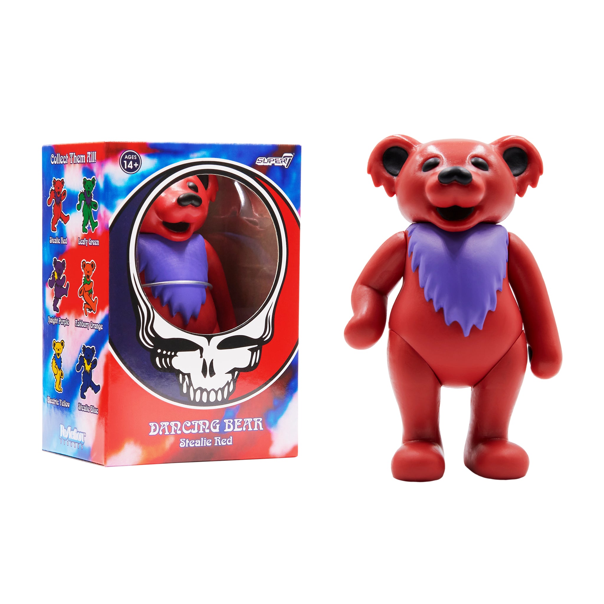 Grateful Dead Reaction Figure - Dancing Bears Box Flat (6 Figures)