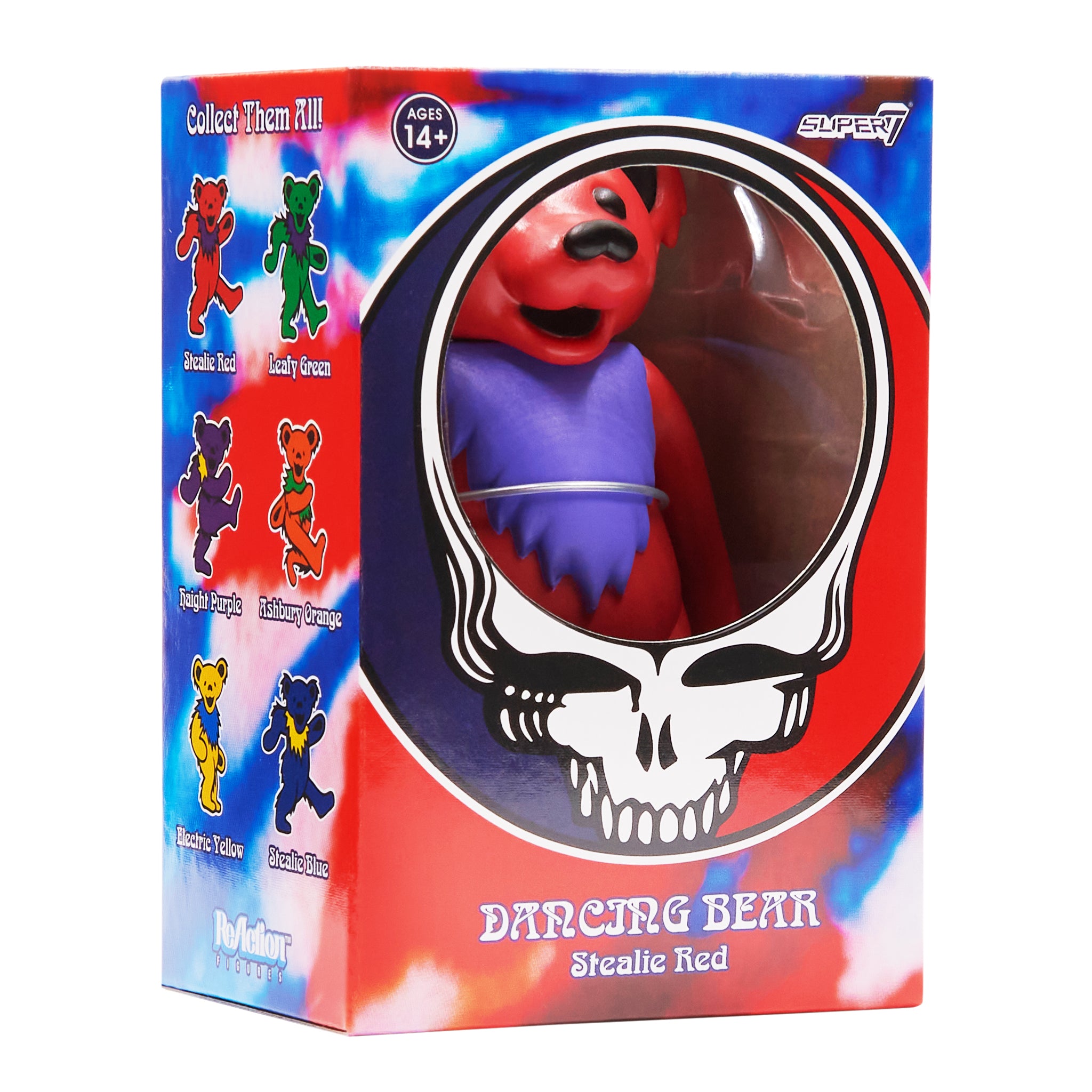Grateful Dead Reaction Figure - Dancing Bear (Stealie Red)
