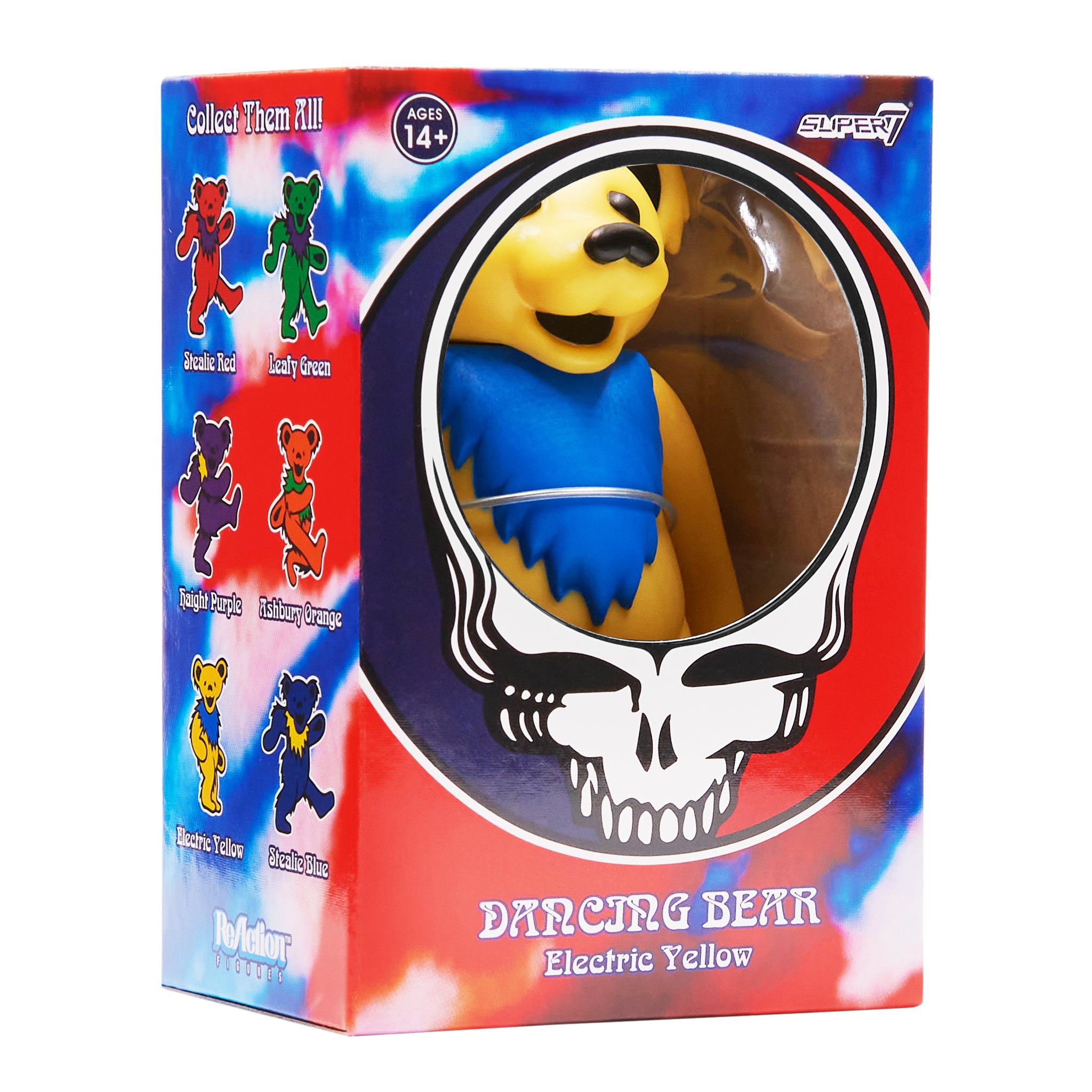 Grateful Dead Reaction Figure - Dancing Bear (Electric Yellow)
