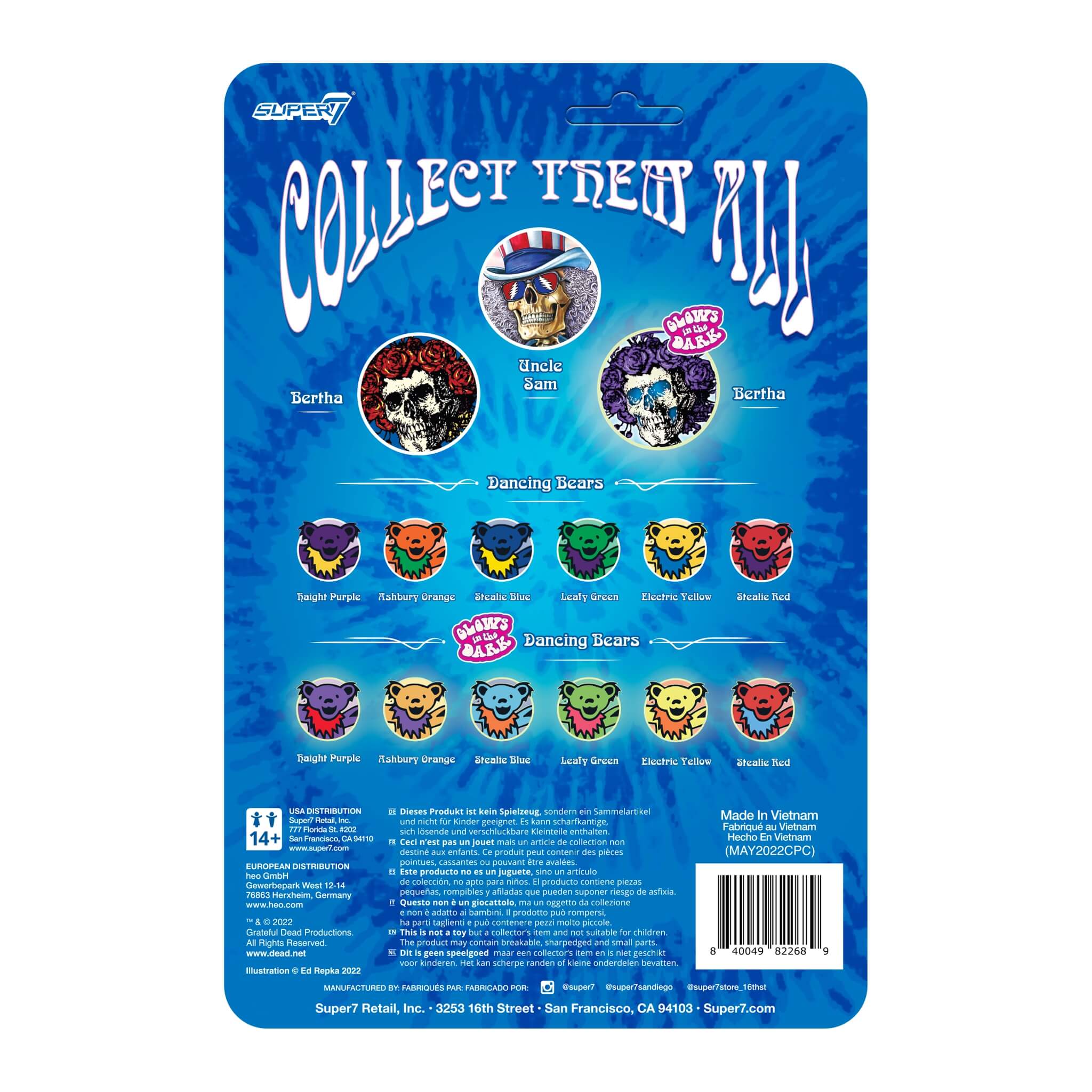 Grateful Dead ReAction Figure Wave 3 - Uncle Sam Skeleton