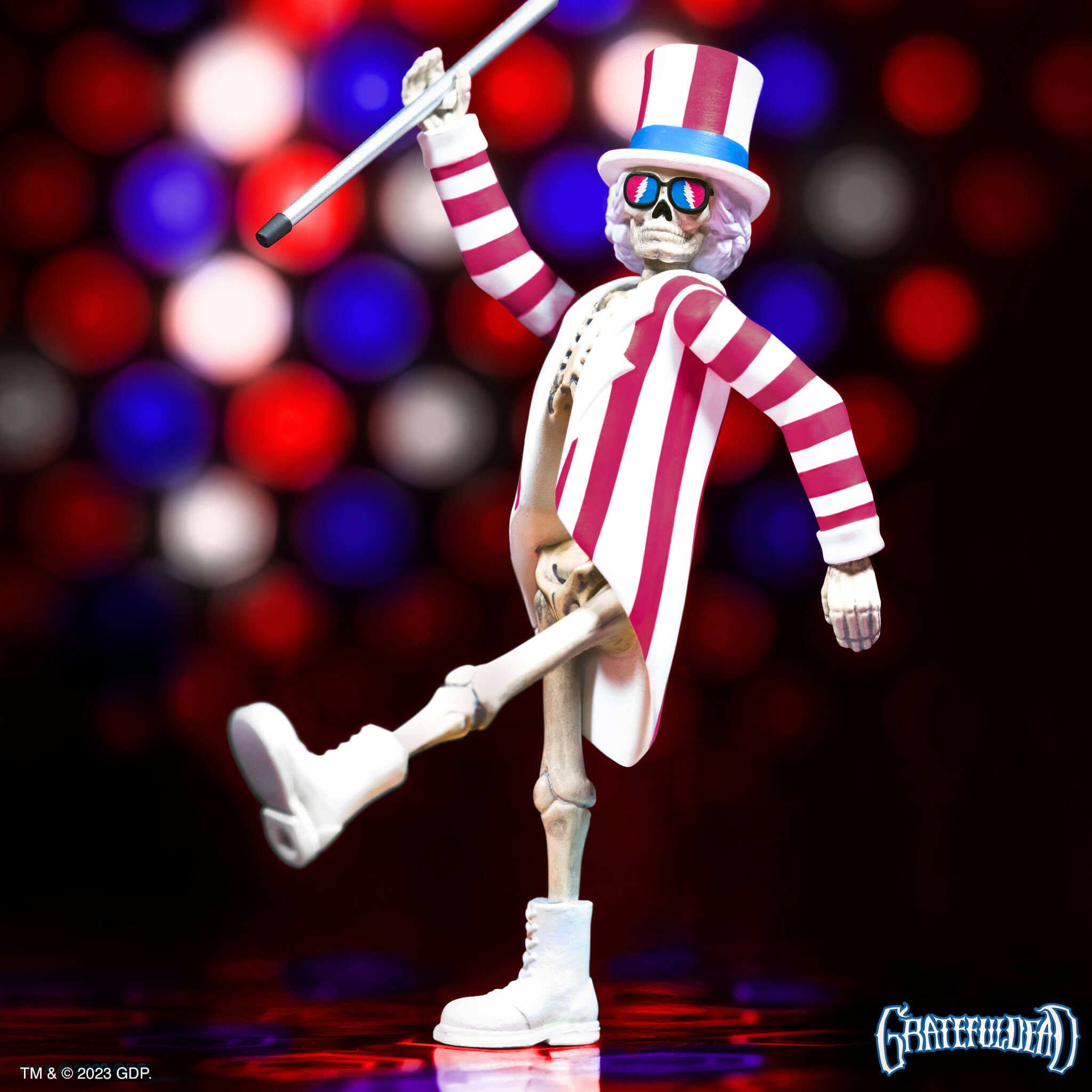Grateful Dead ReAction Figure Wave 3 - Uncle Sam Skeleton