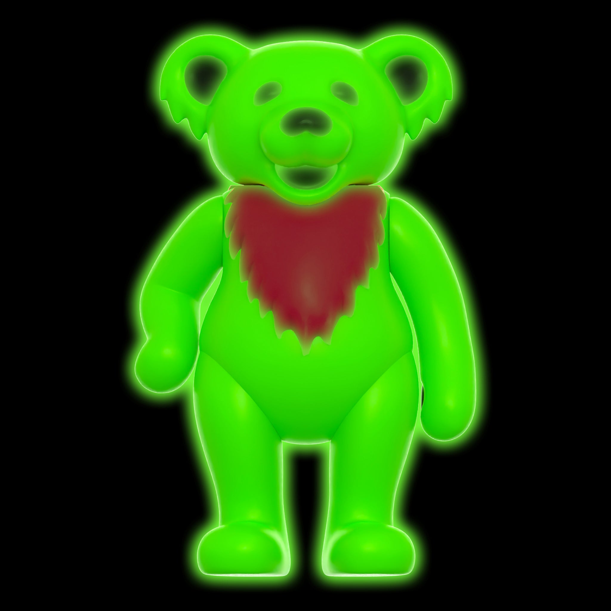 Grateful Dead ReAction Figure - Dancing Bear Glow (Leafy Green)