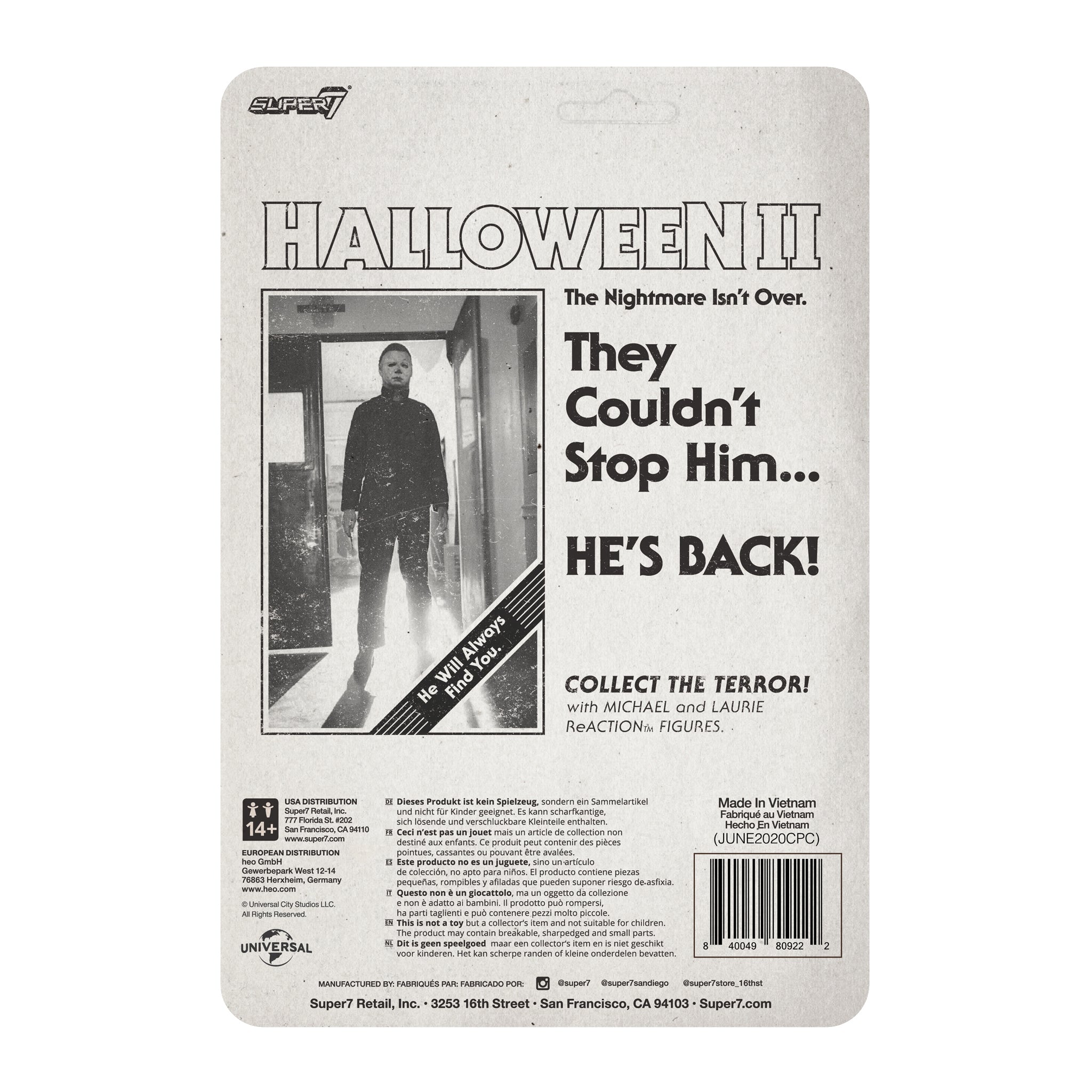 Halloween II ReAction Figure - Michael Myers