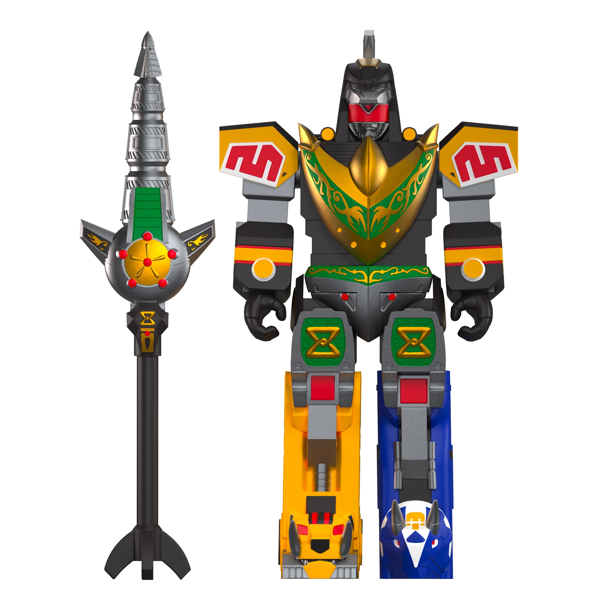 Mighty Morphin Power Rangers ReAction Figure Wave 3 - DragonZord (Battle Mode)