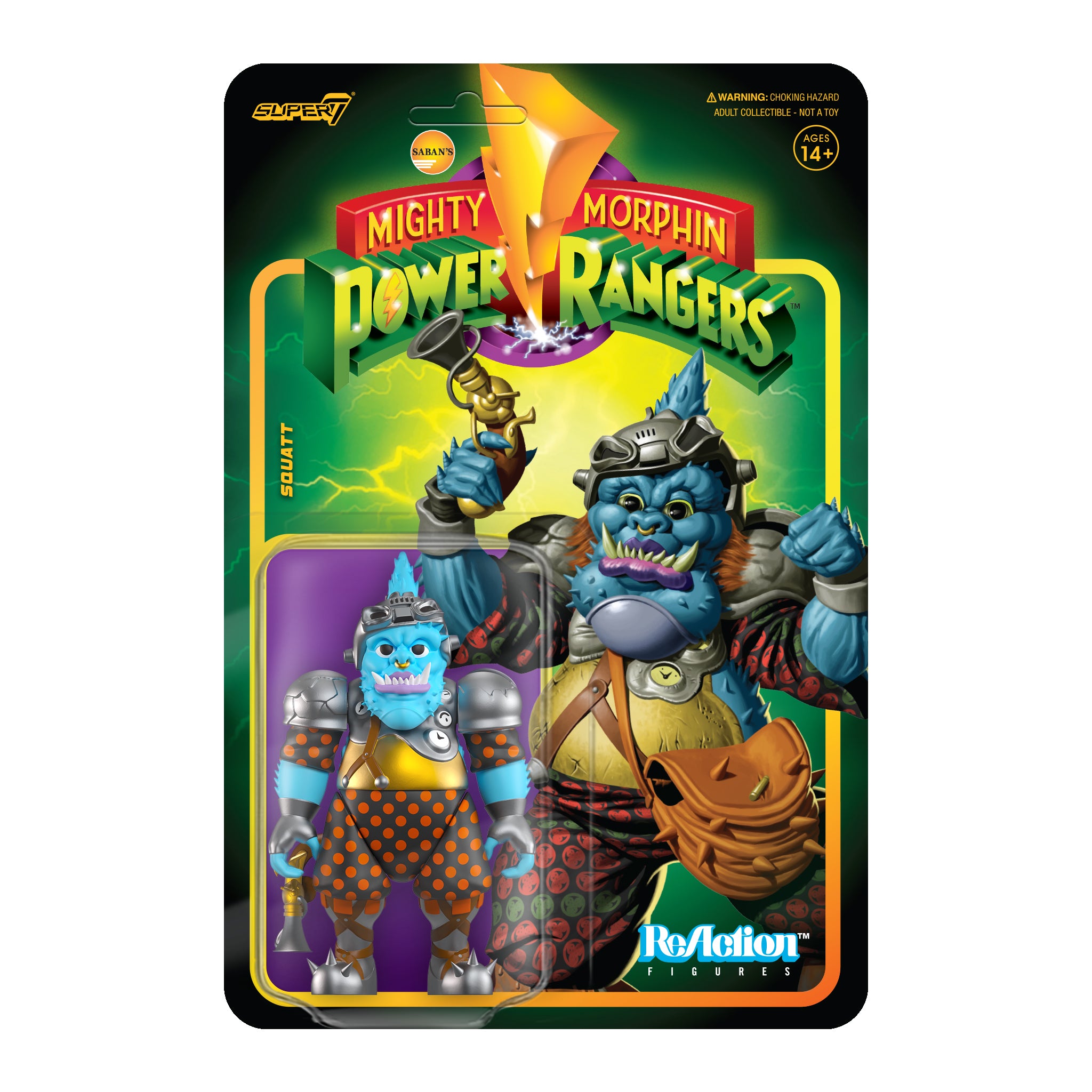 Mighty Morphin Power Rangers ReAction Figure Wave 3 - Squatt