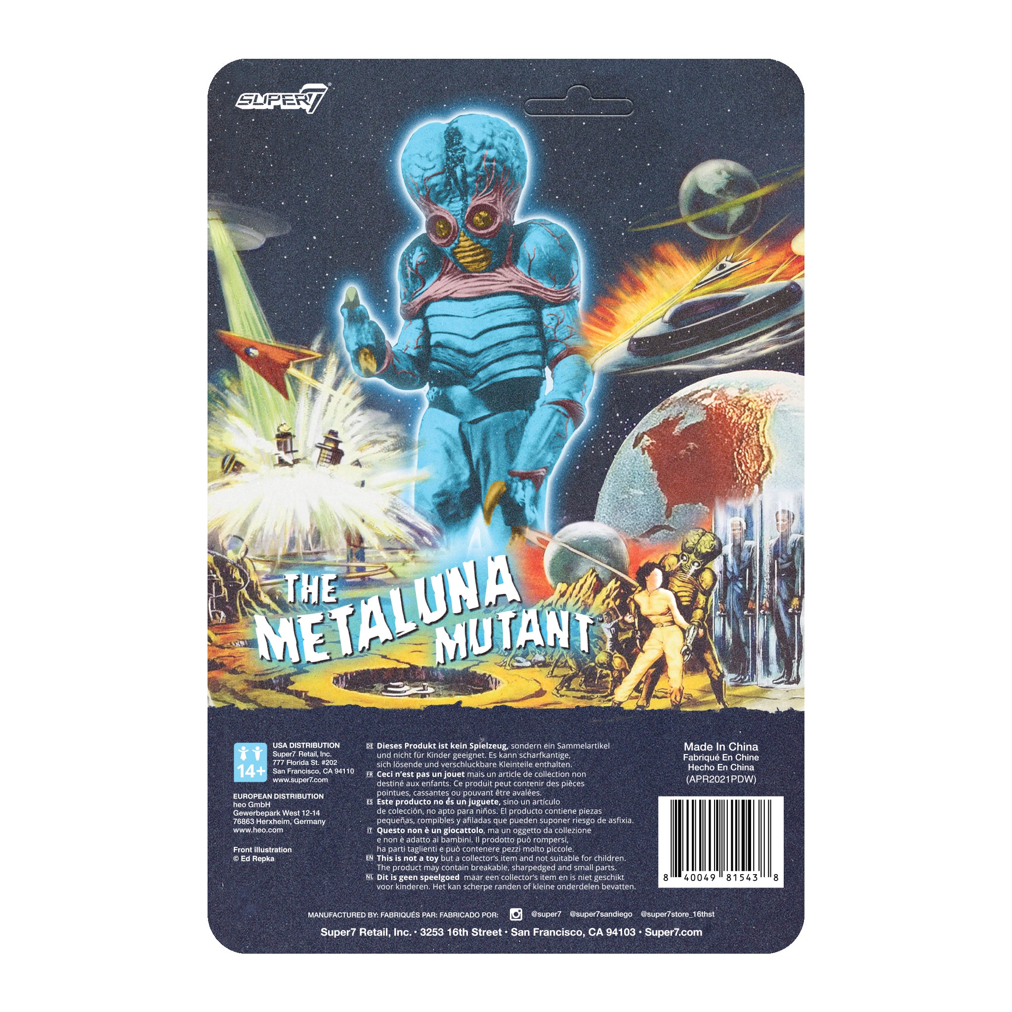 The Metaluna Mutant ReAction Figure - Original (Blue Glow)