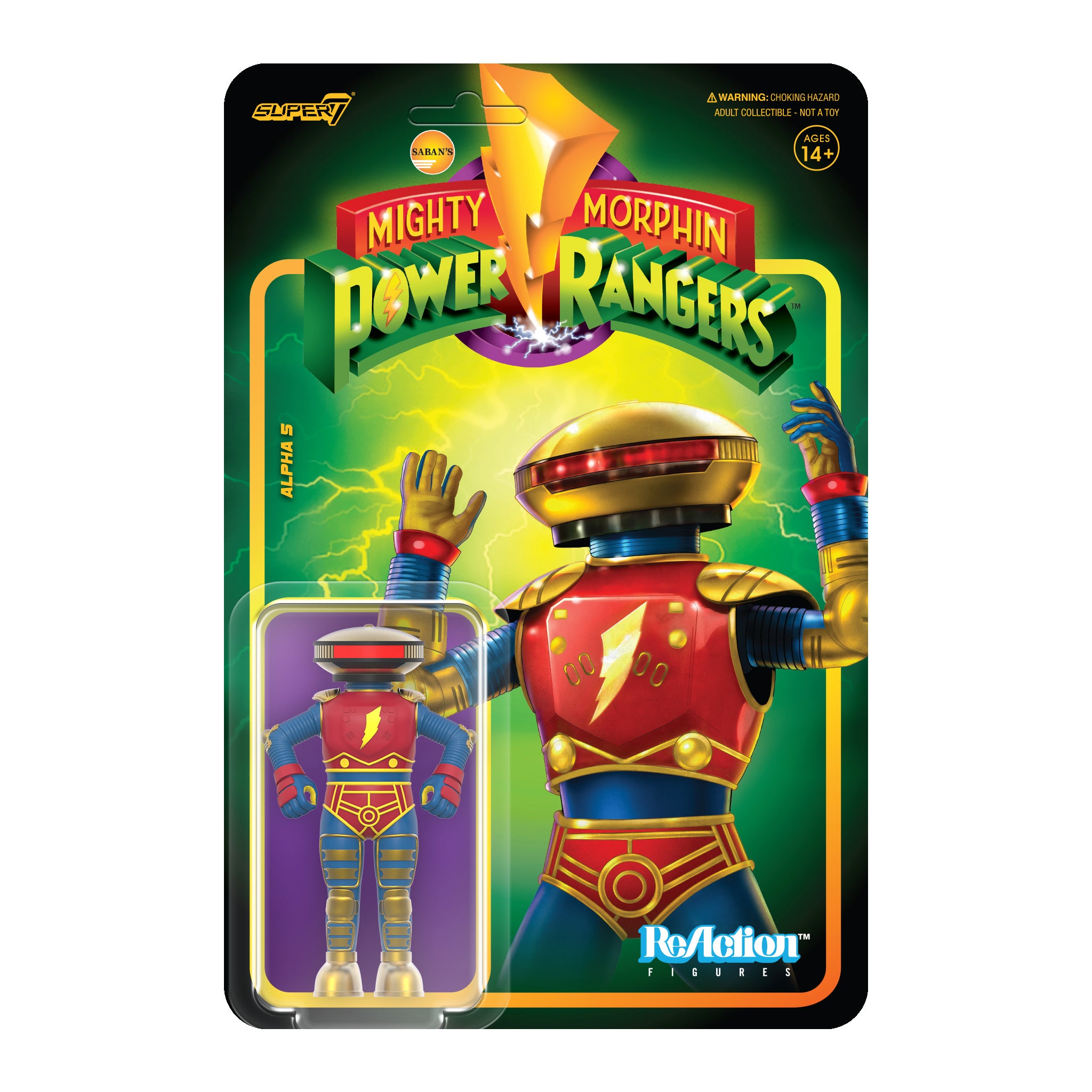 Mighty Morphin Power Rangers ReAction Figure Wave 4 - Alpha 5