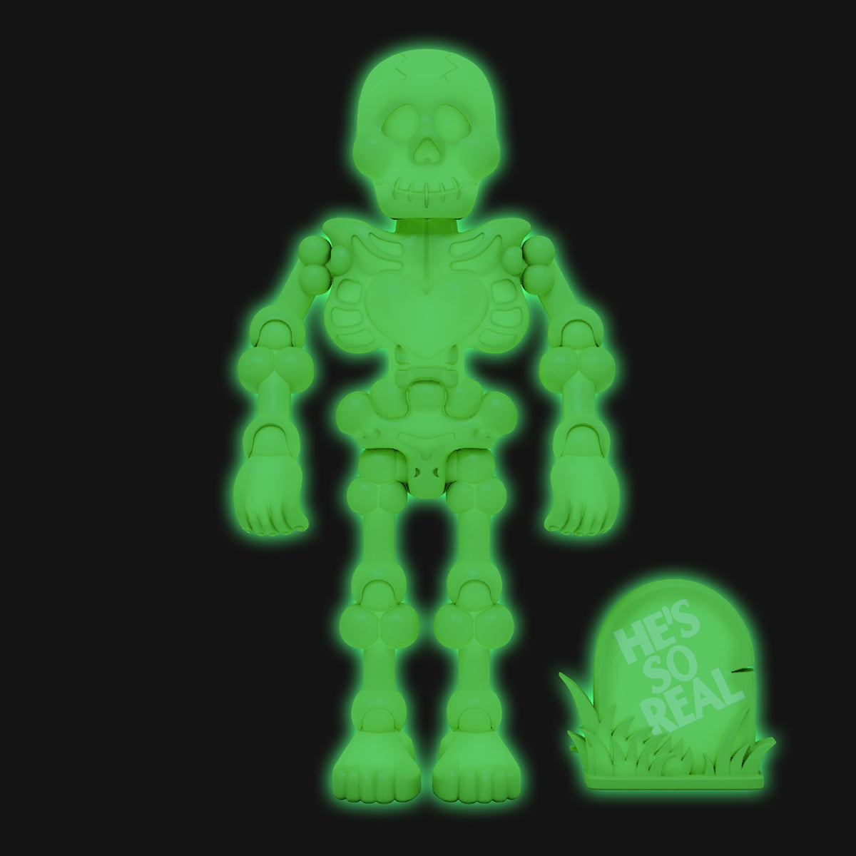 Mr Bones ReAction Mr Bones Glow Super7 Mr bones reaction mr bones glow super7