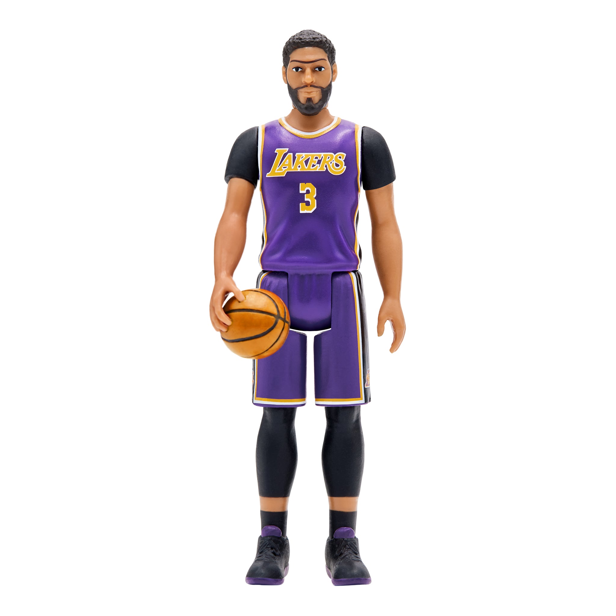 Anthony Davis Lakers action figure bust in purple jersey
