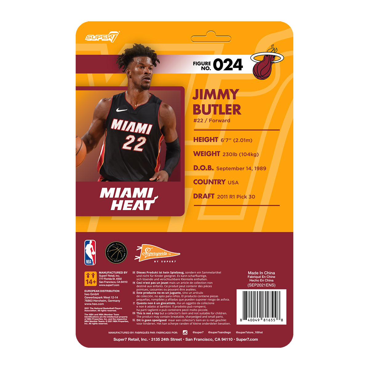 NBA Supersports Figure Wave 4 - Jimmy Butler (Heat)
