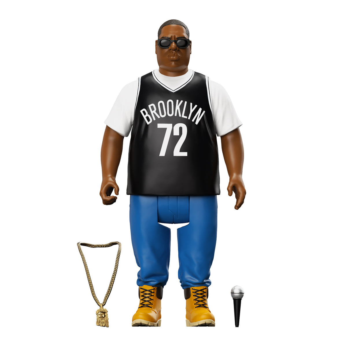 Notorious B.I.G. ReAction Wave 2 - Biggie Brooklyn Jersey – Super7