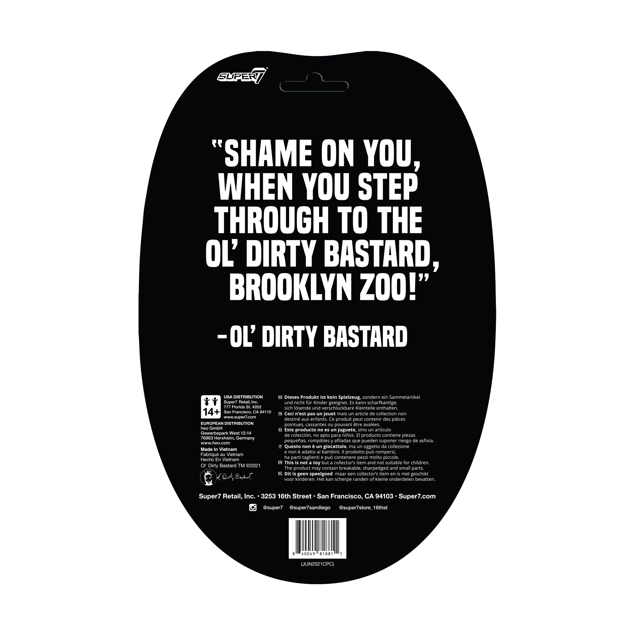 ODB ReAction Figure - Brooklyn Zoo