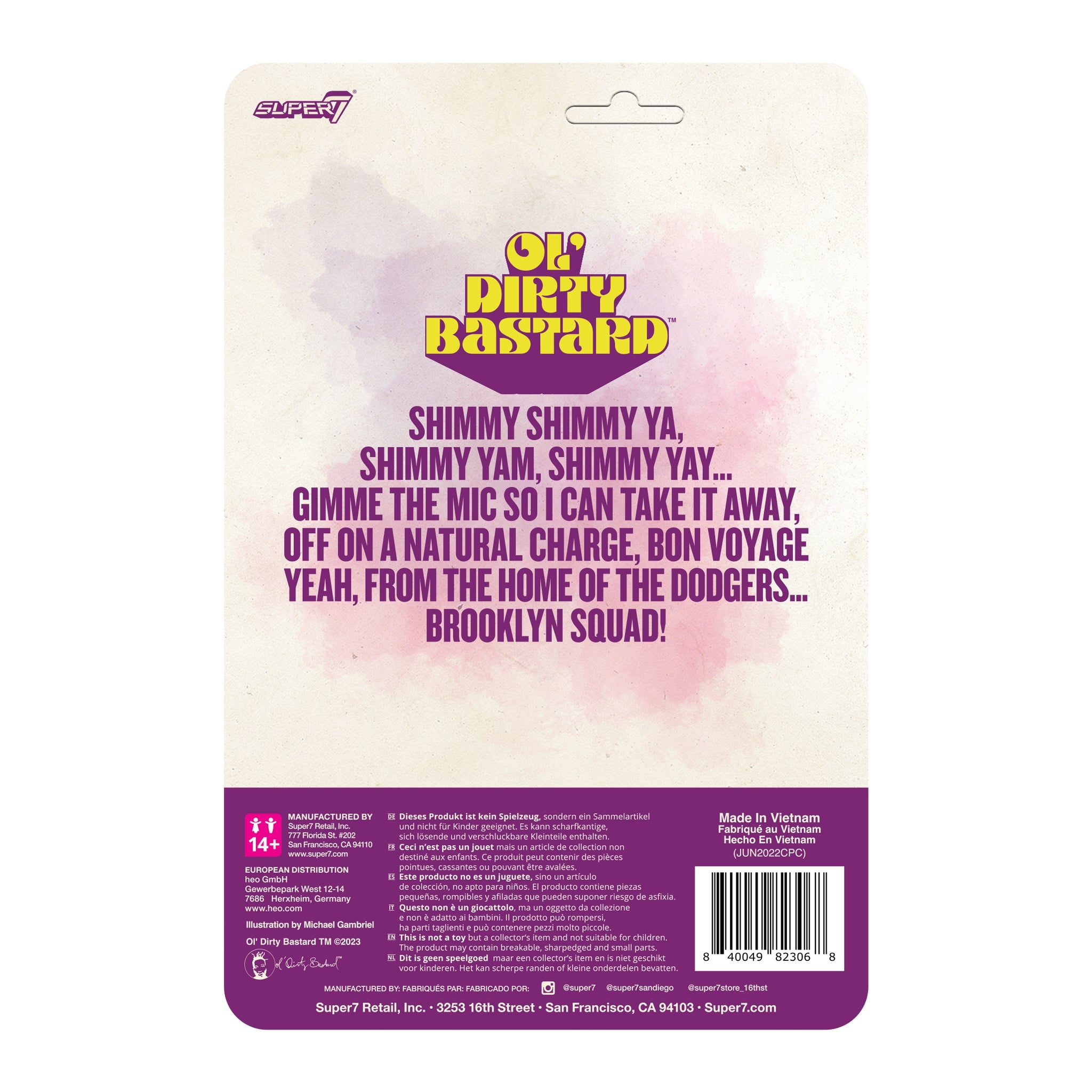 ODB ReAction Figure Wave 3 - ODB Shimmy Shimmy Ya