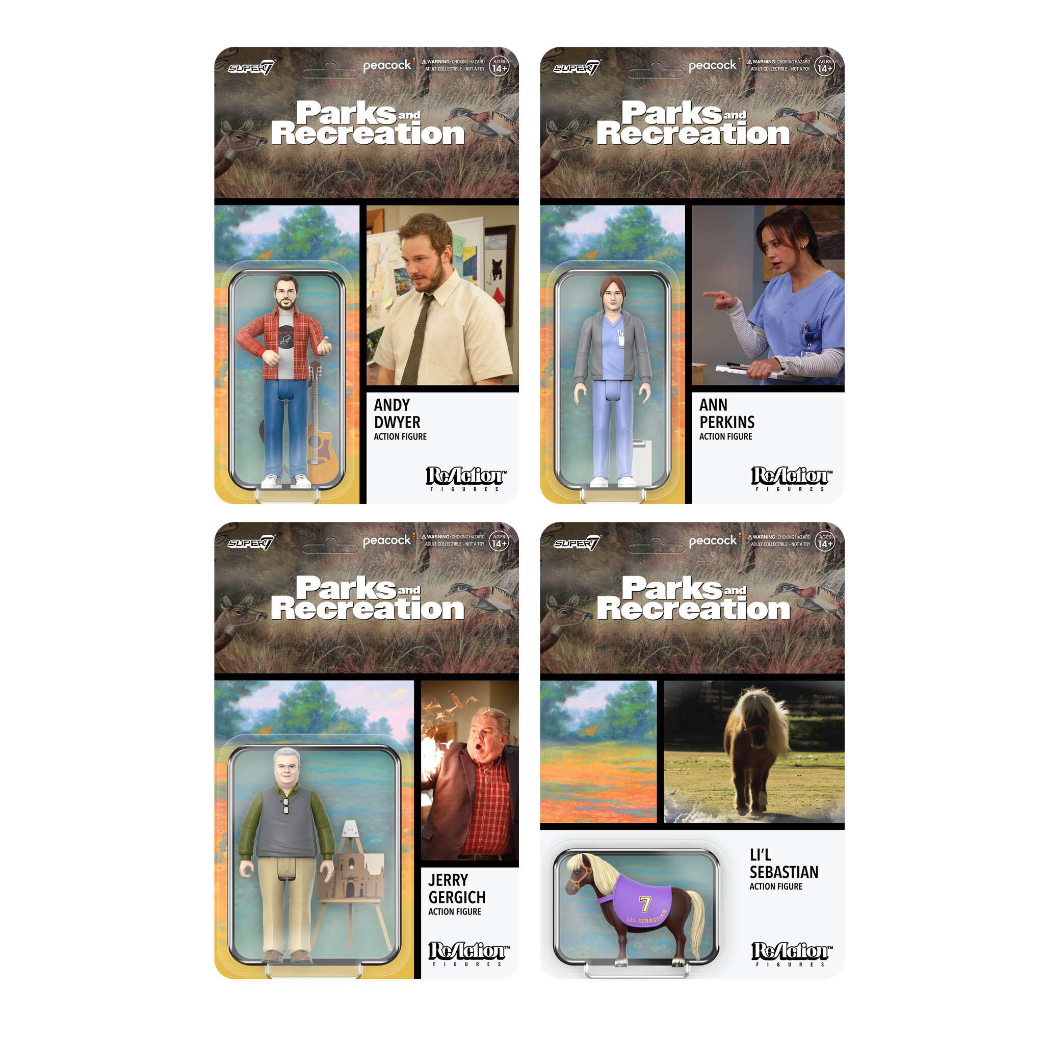 Parks and Recreation ReAction Wave 2 - Set of 4