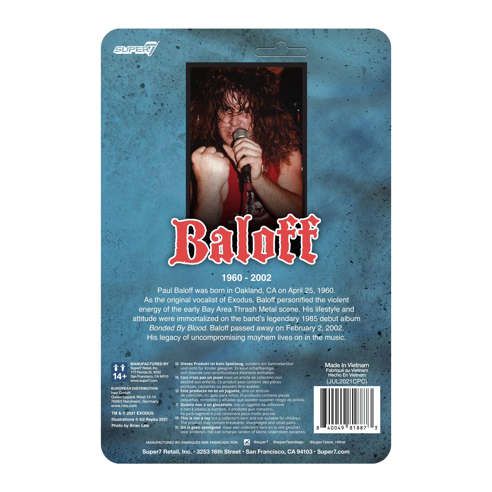 Paul Baloff ReAction Figure