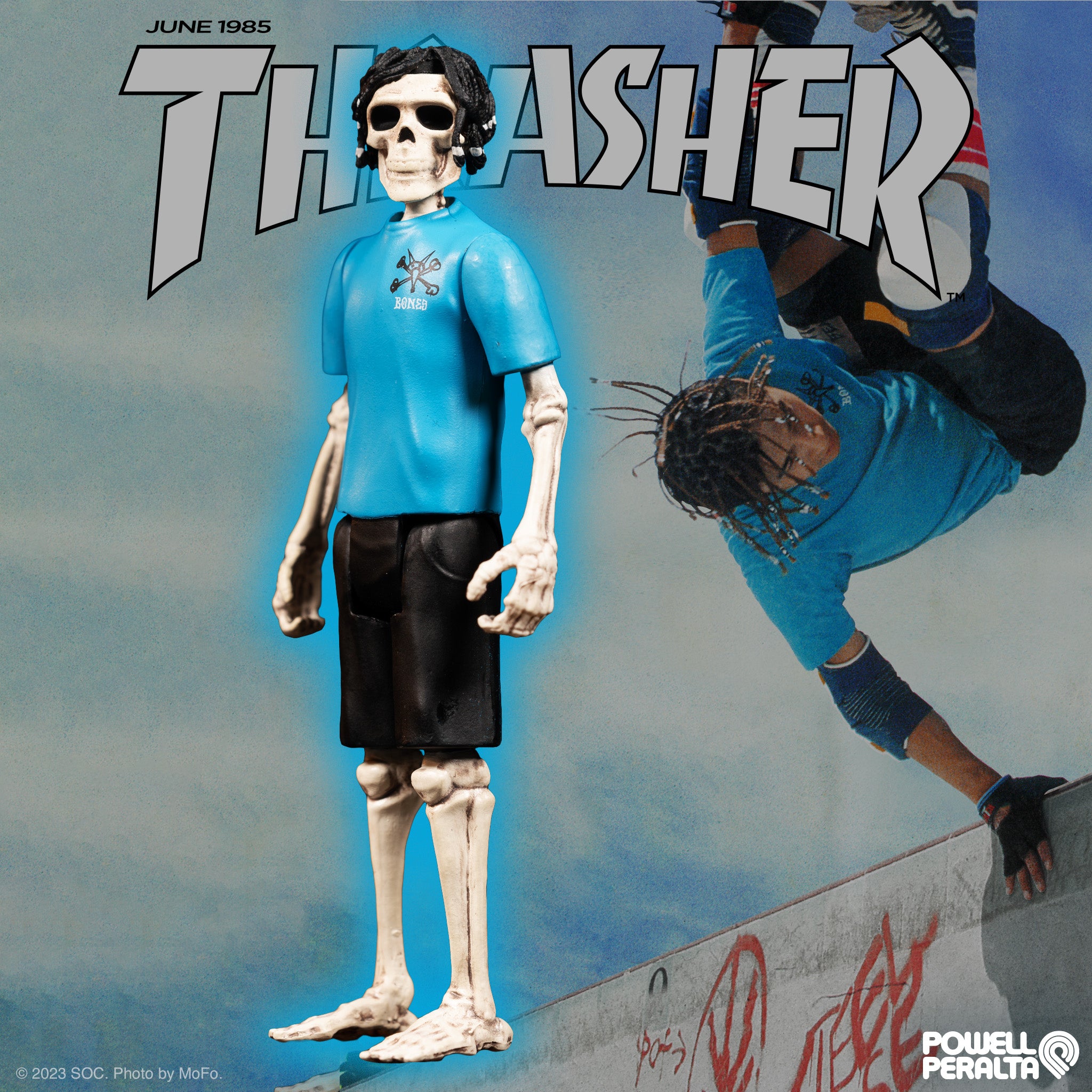 Powell-Peralta ReAction Figure - Steve Caballero (Thrasher)