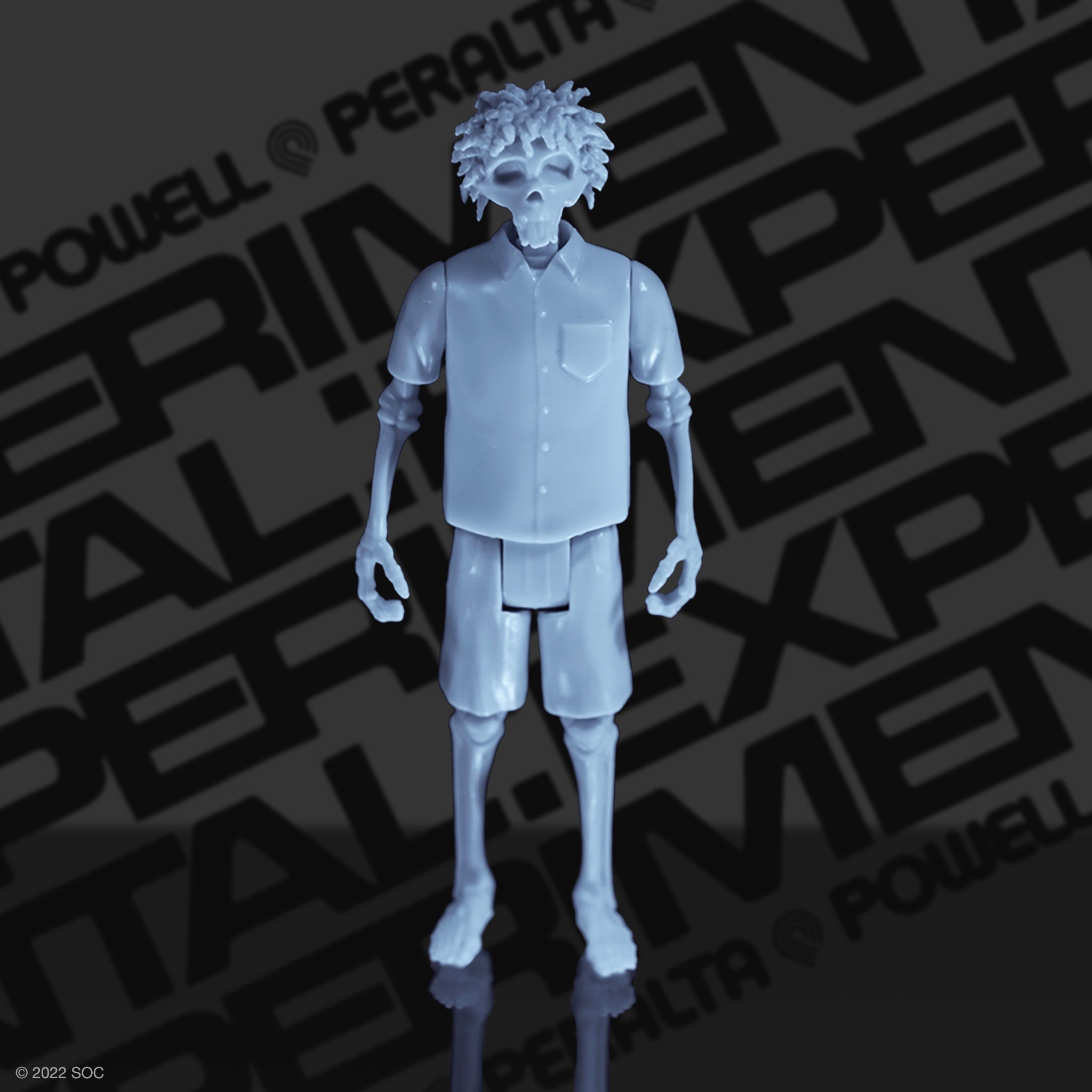 Powell-Peralta ReAction Figure Wave 1A - Steve Steadham (Unpainted)