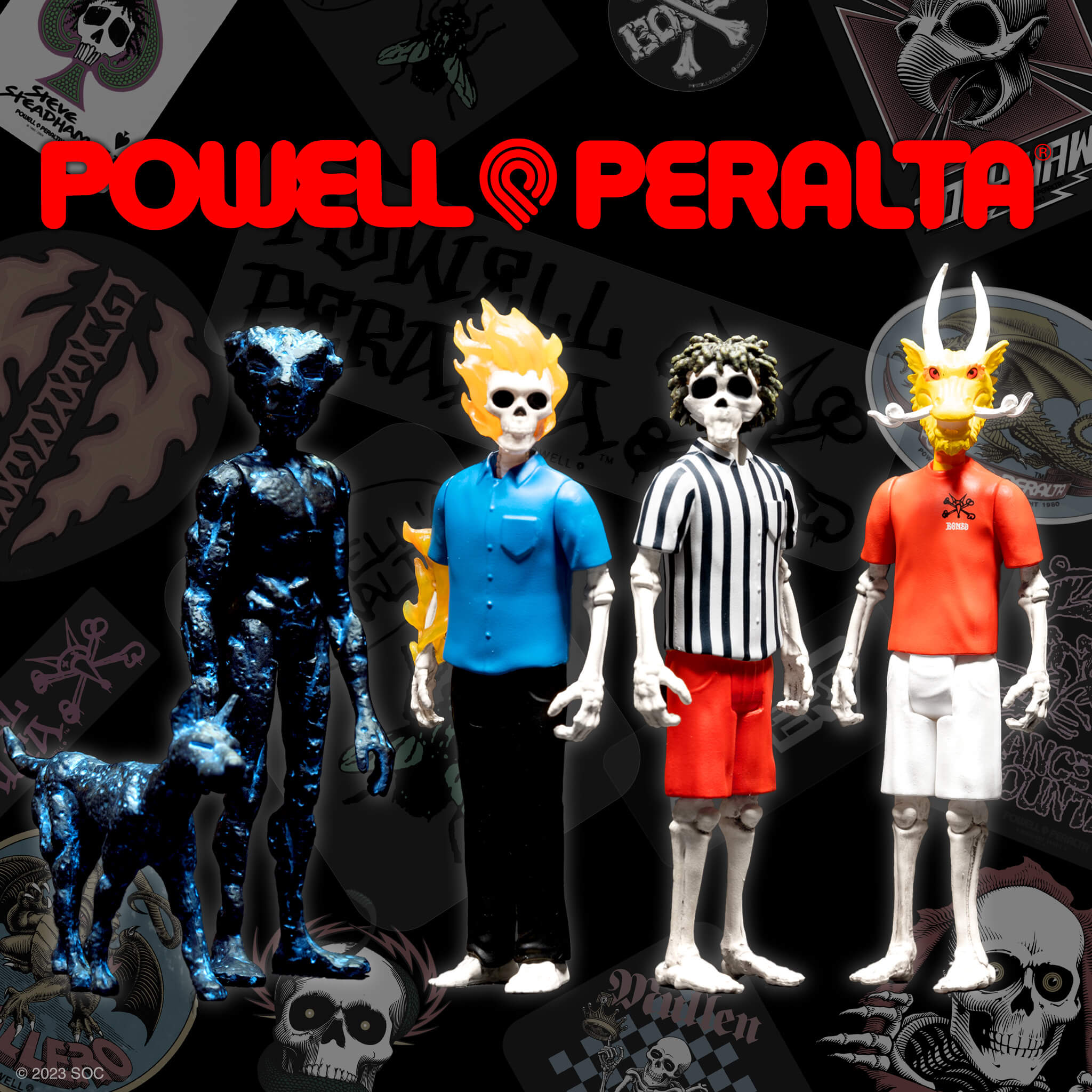 Powell-Peralta ReAction Figures Wave 1 - Set of 4